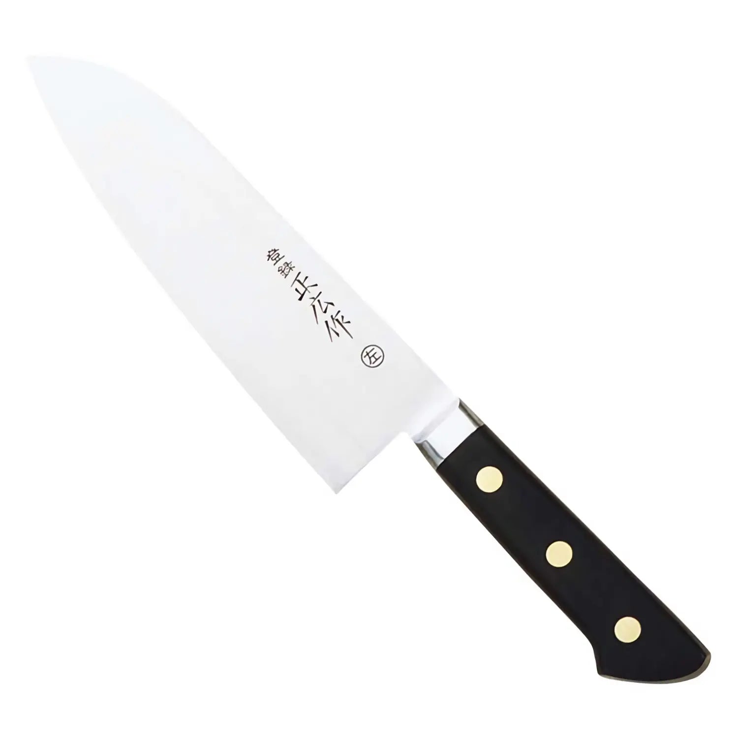 Masahiro Japanese Steel Left-Handed Santoku Knife - 7-Inch Professional Chef Knife for Precise Slicing, Dicing & Chopping - Perfect for Home Cooks & Professional Kitchens