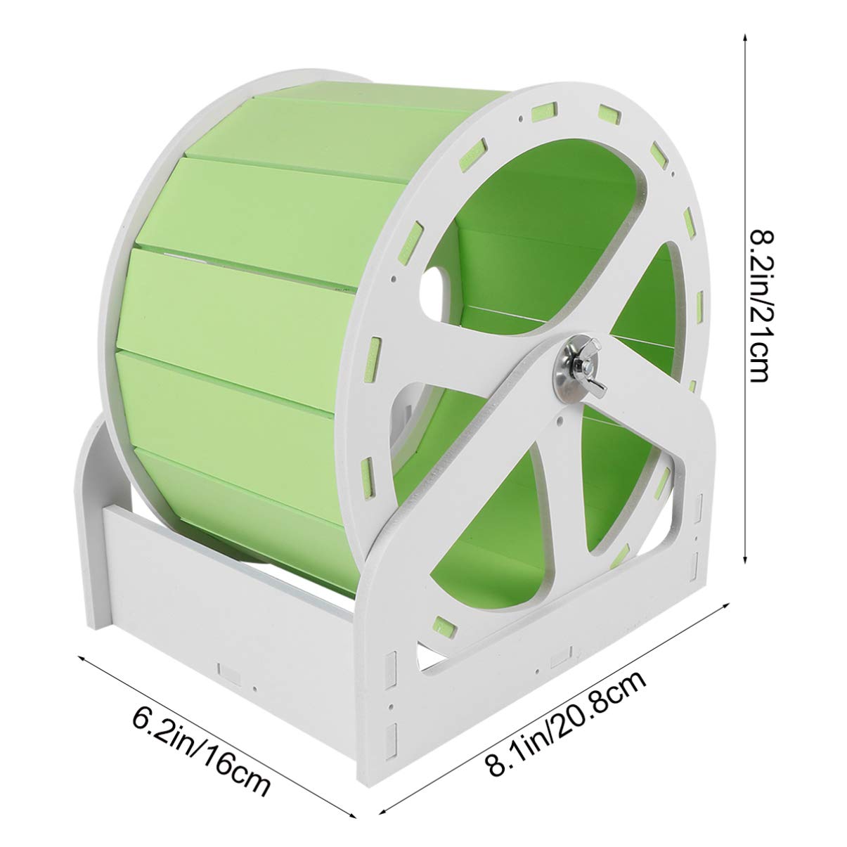 Balacoo 10-Inch Hamster Running Wheel - Small Animal Exercise Wheel for Hamsters, Gerbils, Rats & Pets - Silent Spinner Cage Accessory for Small Animal Cage - Perfect for Hamster Habitats & Play Areas
