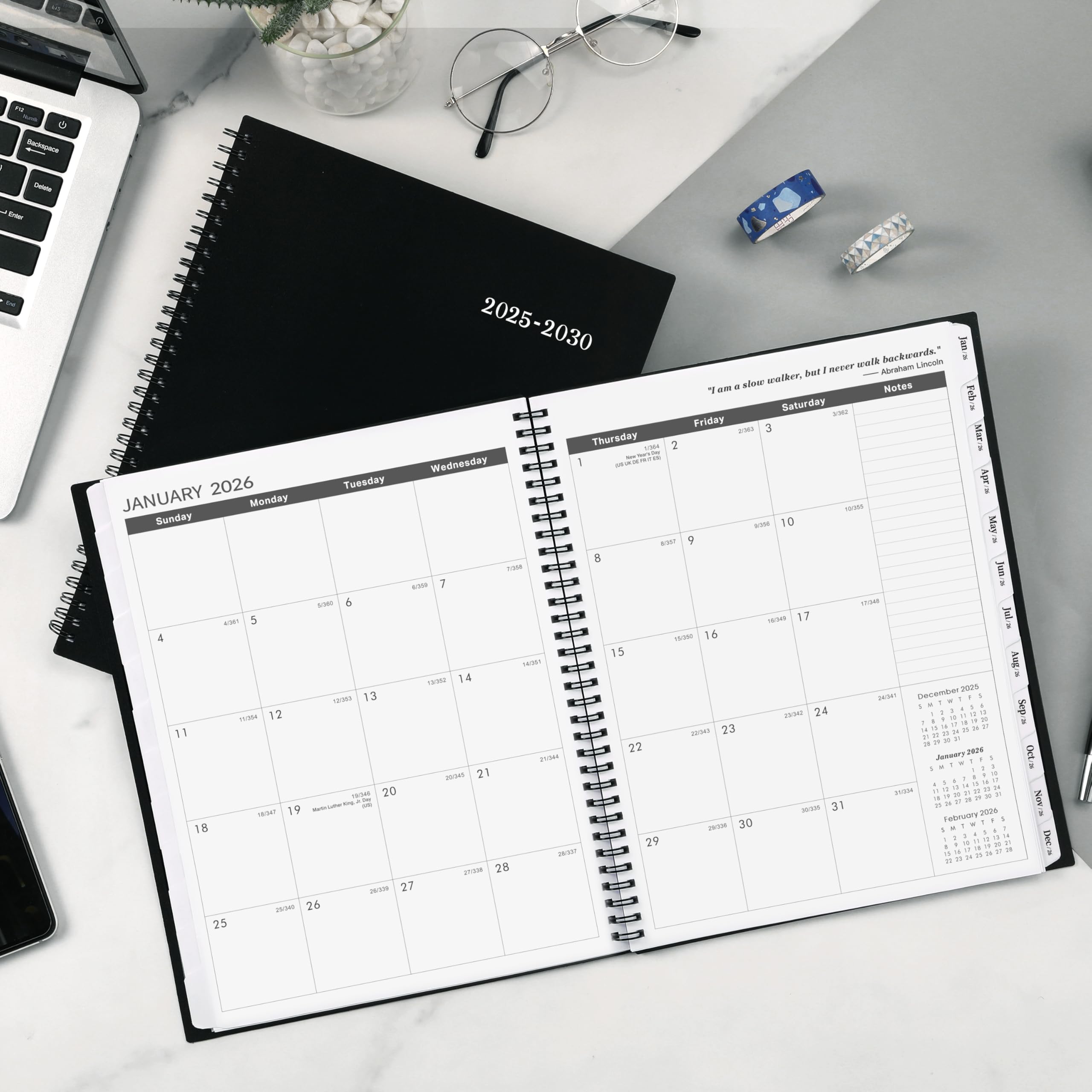 5-Year Monthly Planner 2025-2030 with Durable Polypropylene Cover - 9