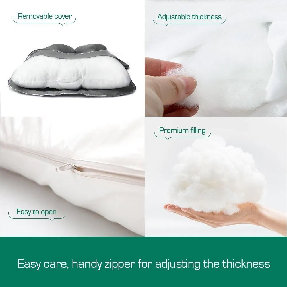 Premium Australian Made Maternity Body Pillow with Soft Removable Pillowcase - Cream Color | Perfect for Pregnancy Comfort, Back Pain Relief & Side Sleeping Support