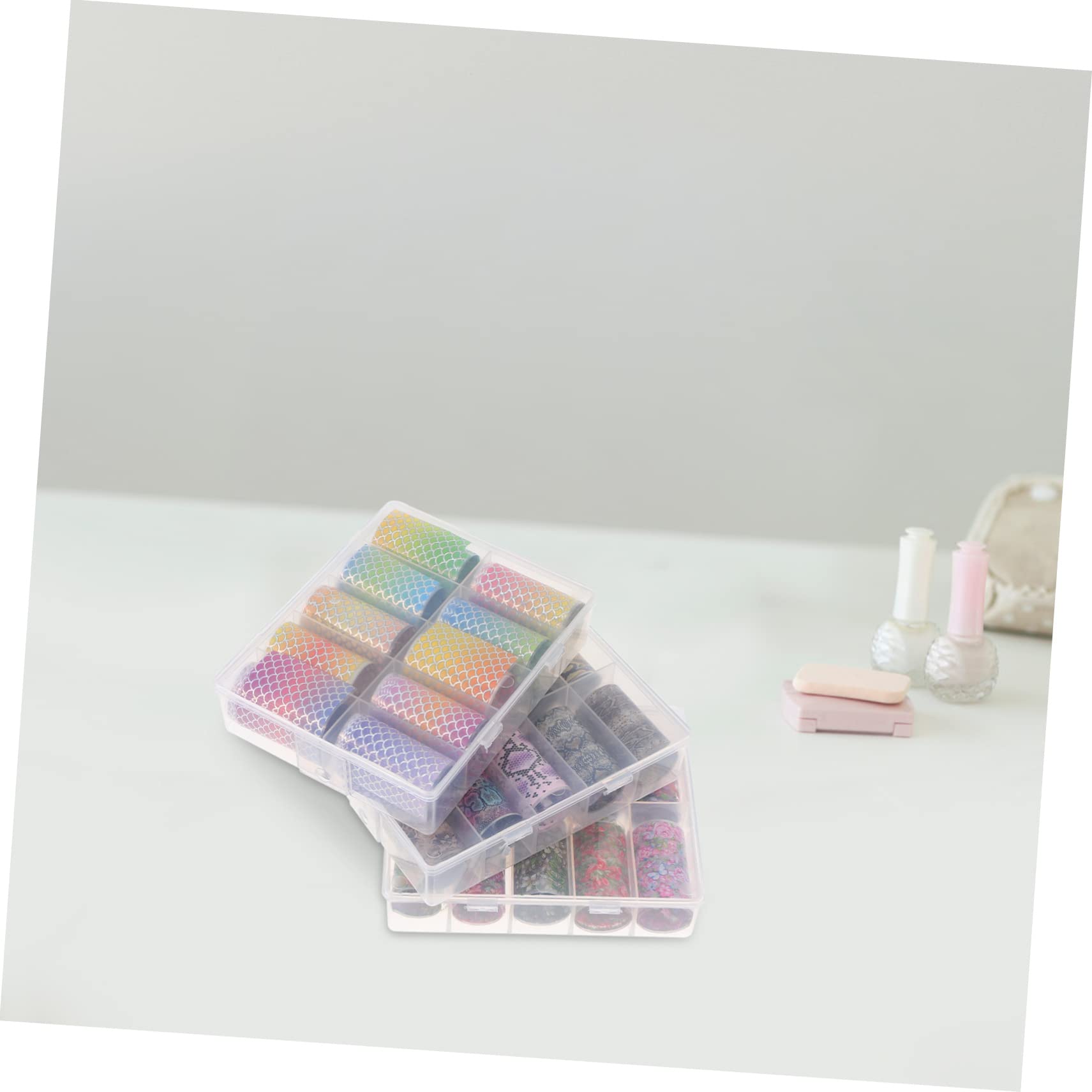 Beavorty Fashionable Nail Sticker Strips - 3 Pack DIY Nail Art Decals for Beginners & Professionals | Easy to Apply at Home, Salon, Parties & Special Occasions