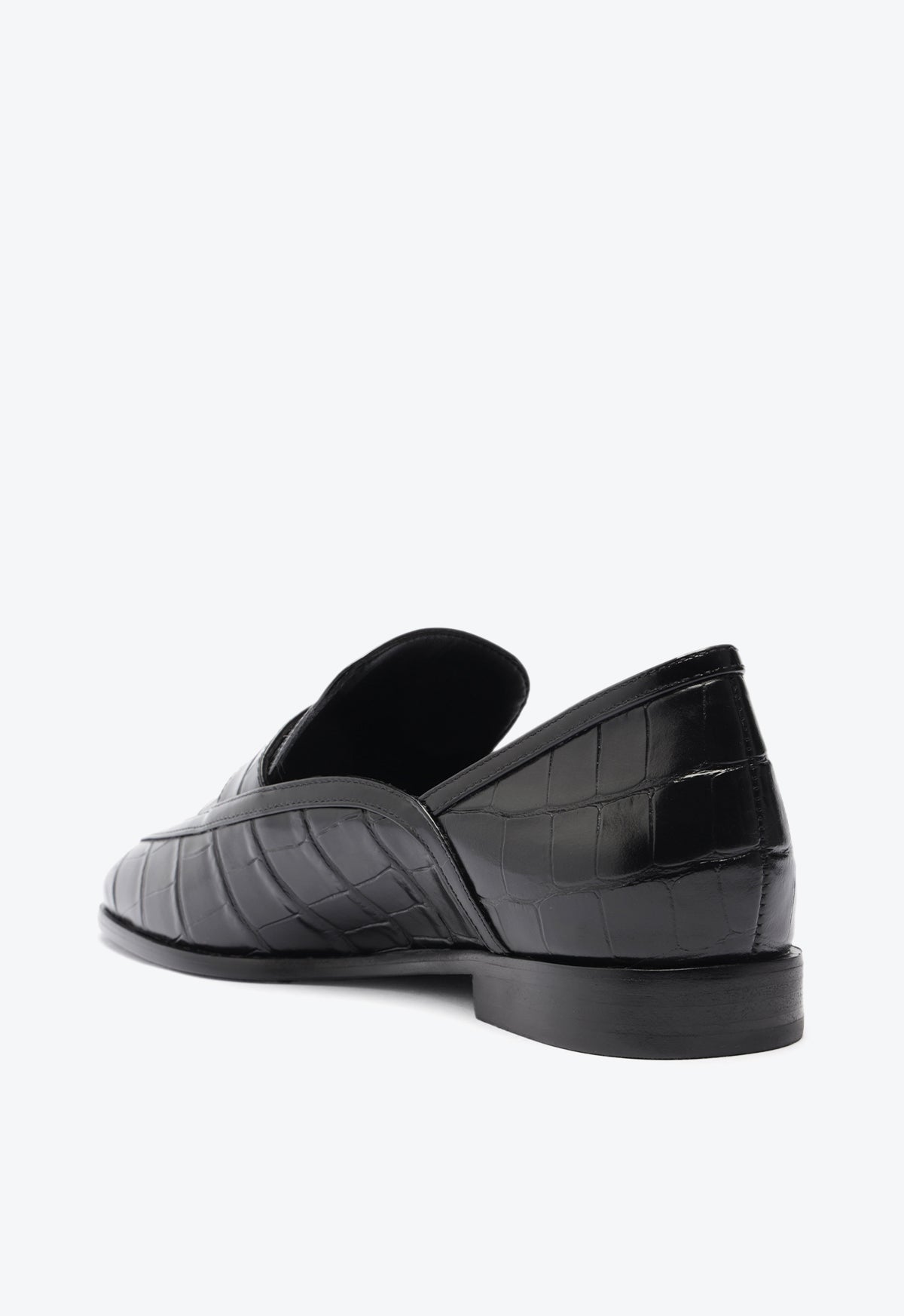 Maurice Croco Embossed Flat Shoes for Women - Comfortable & Stylish Slip-On Loafers | Perfect for Office, Casual Wear & Travel