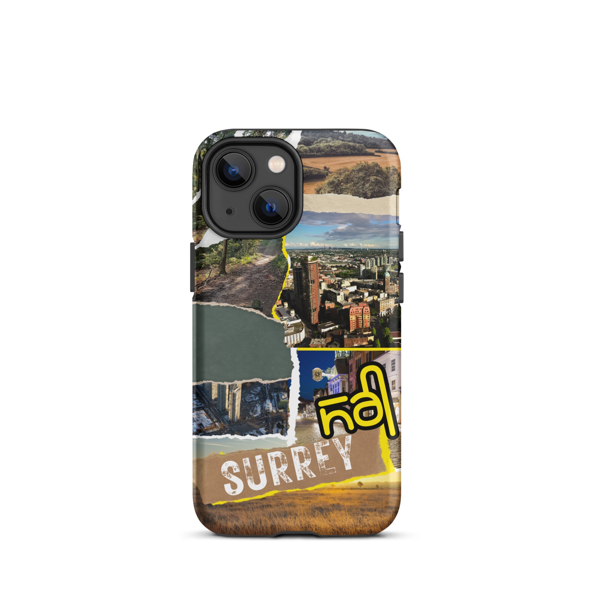 Premium Surrey Collage iPhone Case - Durable Protective Cover with Stylish Design for iPhone [Model] - Perfect for Everyday Use, Travel & Gifting