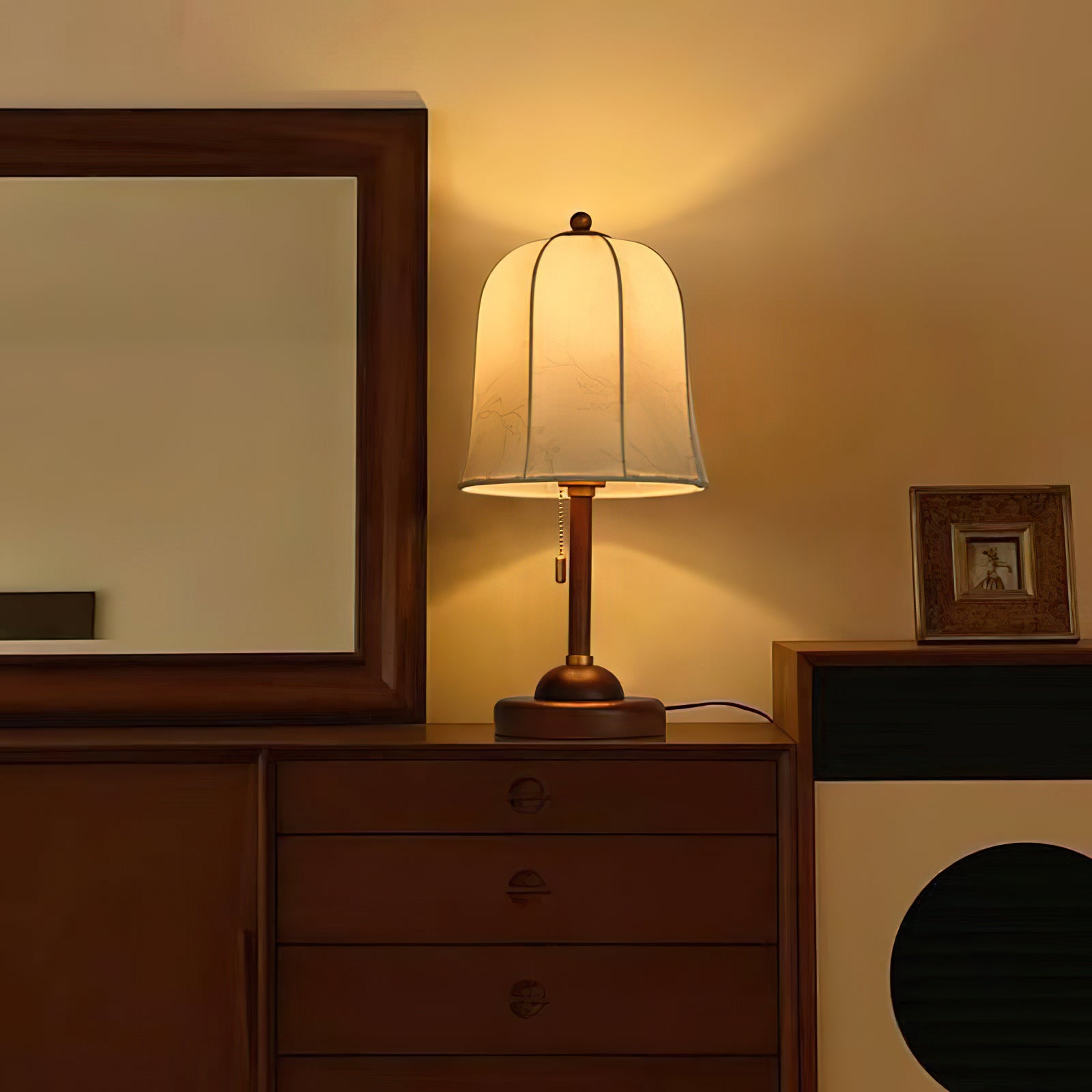 Daphne Table Lamp - Modern LED Bedside Lamp with USB Port, Touch Control & Adjustable Brightness for Bedroom, Living Room & Office Decor