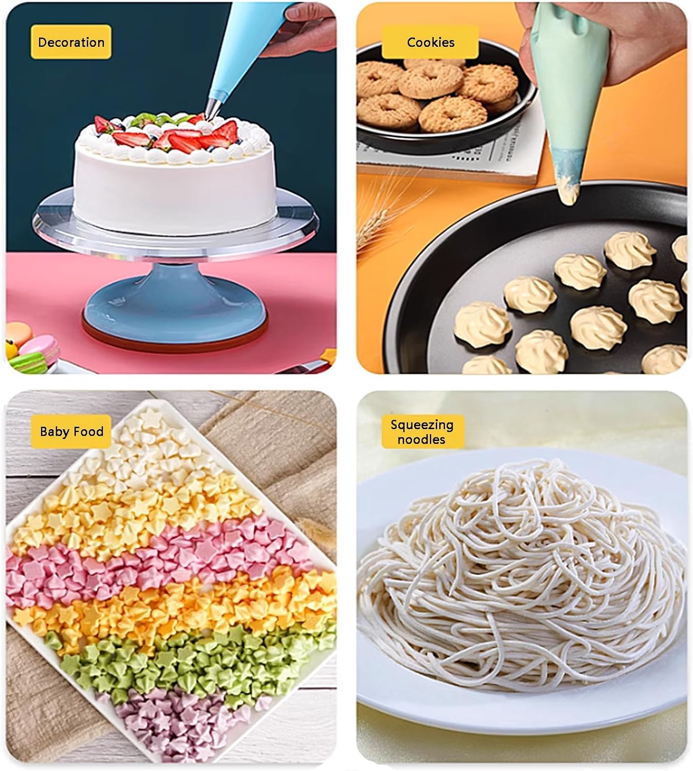 Disposable Mini Piping Bags 100pcs - 7.6 Inch Small Pastry Bags for Cake Decorating, Cream Frosting & Dessert Icing | Perfect for Birthday Cakes, Cupcakes, Cookies & Pastry Designs