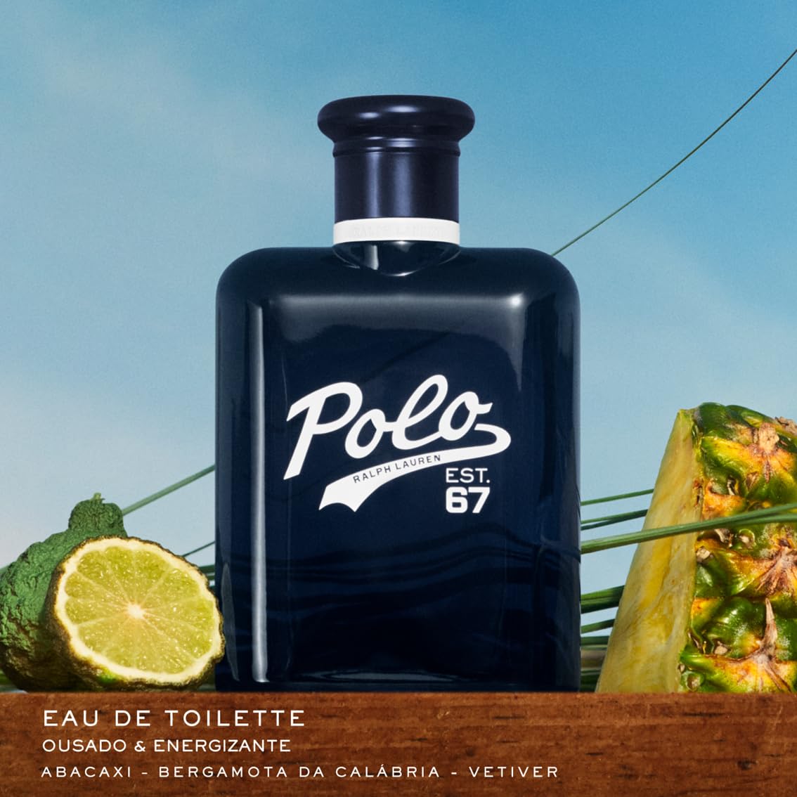 Ralph Lauren Polo 67 Men's Cologne - Woody & Solar Fragrance with Pineapple, Bergamot & Vetiver | Eau de Toilette for Day & Night Wear | Perfect for Office, Date Night & Special Occasions