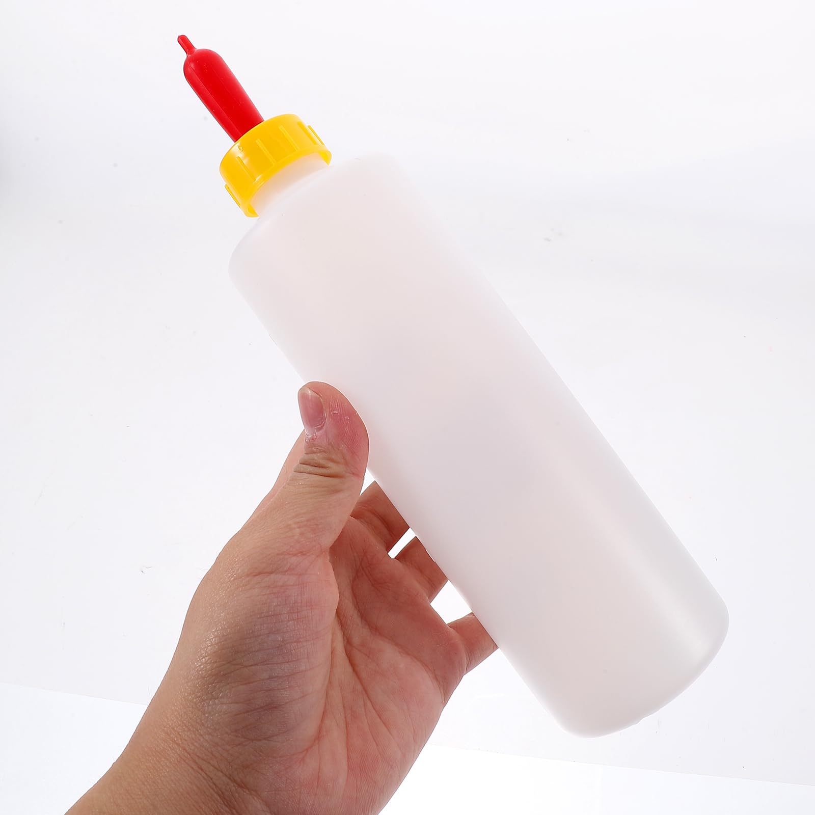 DOITOOL 5-Pack 400ml Baby Animal Feeding Bottles - Goat, Lamb, Puppy & Small Animal Milk Bottles for Newborns | Durable Plastic Pet Nursing Bottles for Farm Animals, Pets & Wildlife Care