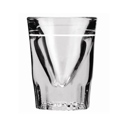 Anchor 5281/931U 1.5 oz Whiskey Shot Glass with Cap Line - Set of 12 - Perfect for Bars, Parties, and Home Entertaining
