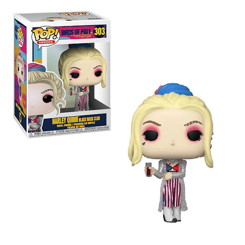 **Funko Pop! DC Birds of Prey Harley Quinn Black Mask Club #303 Collectible Vinyl Figure – Perfect for DC Fans, Collectors & Pop Culture Enthusiasts**    *(Use Cases: Display on Shelves, Office Decor, Gift for Comic Lovers, Themed Parties & Collections)*