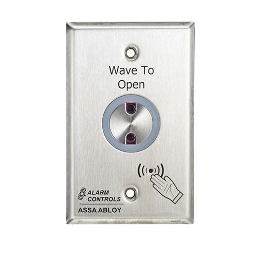Alarm Controls NTS 2 NTS Series No Touch Sensor - Double Gang Wall Plate for Home & Office Security Systems | Easy Installation & Hands-Free Operation