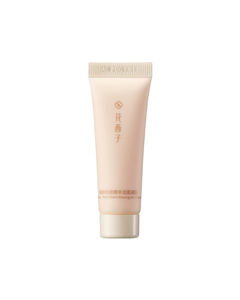 Peach Resin Glowing Gel Cleanser 12g - Brightening Facial Wash for Acne & Dull Skin | Morning & Night Skincare Routine