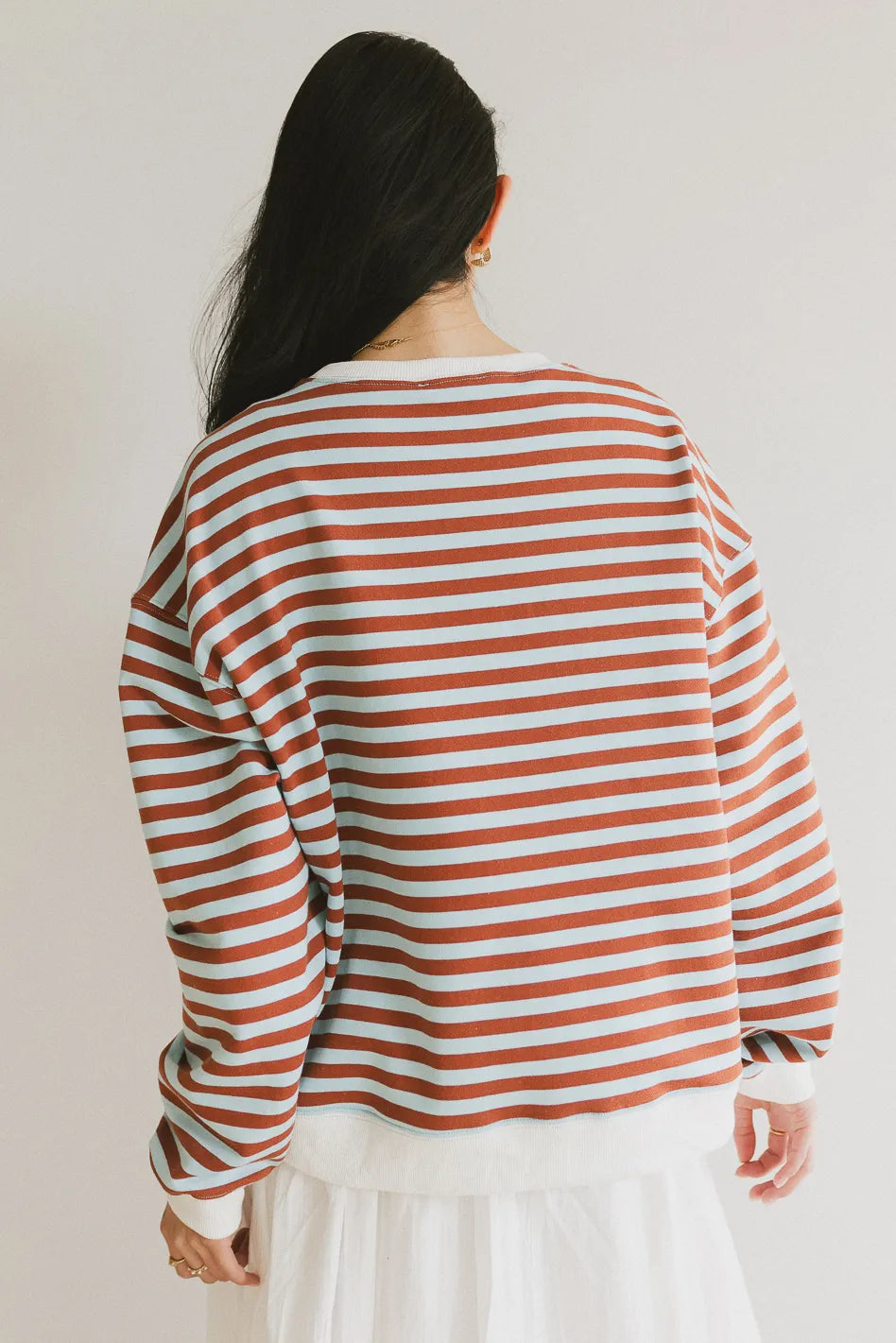 Ivan Striped Crewneck Sweatshirt for Men - Comfortable Casual Pullover for Everyday Wear | Perfect for Outdoors, Travel & Relaxation