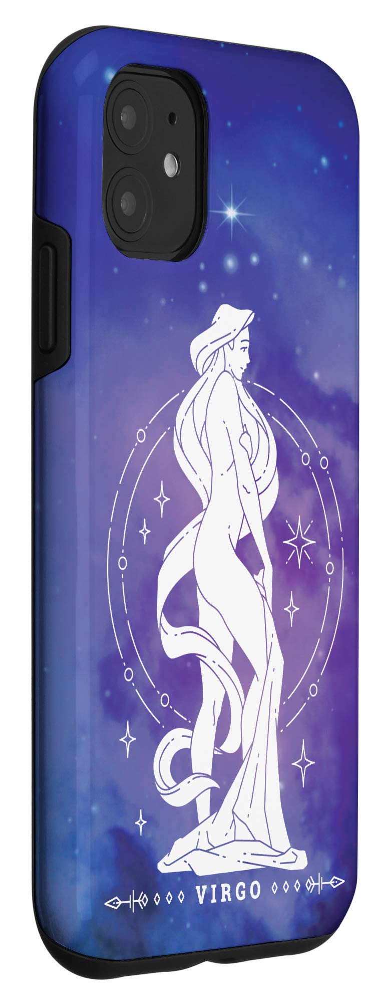 iPhone 11 Case for Women - Virgo Zodiac Sign with Cosmic Galaxy Design - Perfect Gift for Virgo Women, Birthday & Horoscope Lovers - Compatible with iPhone 11 (2019) - Protective Phone Cover for Daily Use & Fashion Accessory