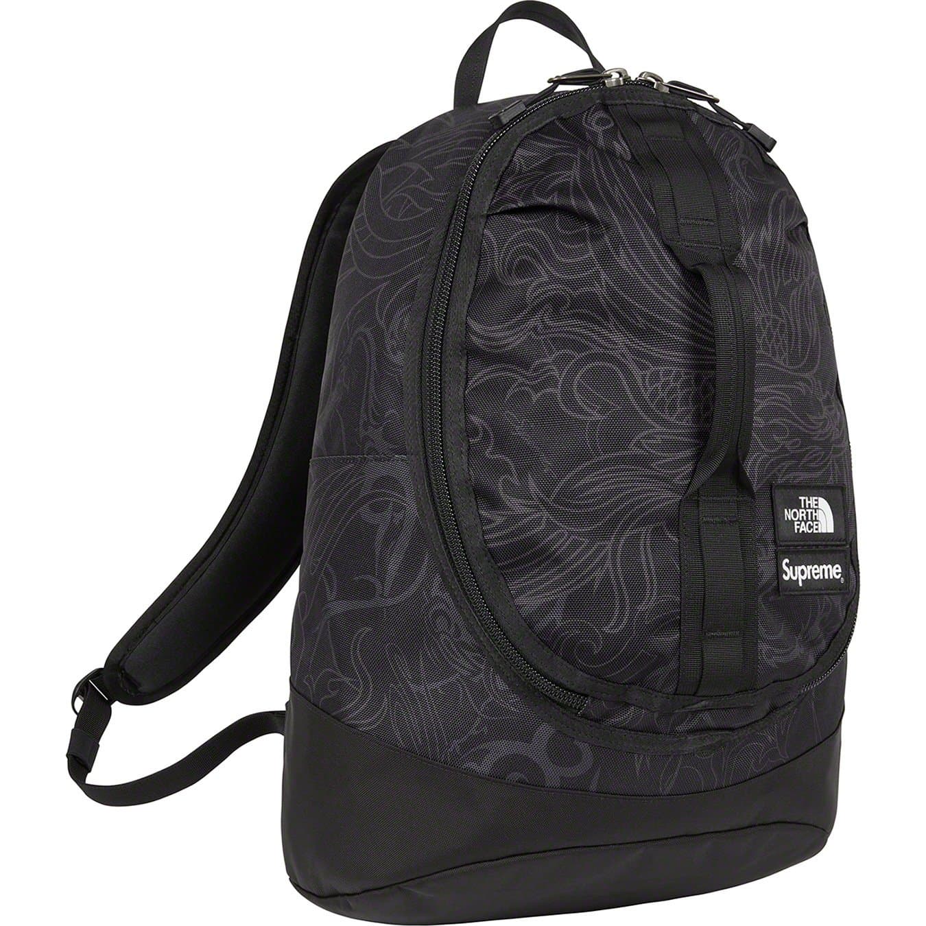 Supreme x The North Face Steep Tech Backpack - Black Dragon Edition | Durable Waterproof Hiking & Travel Backpack for Outdoor Adventures & Daily Commute