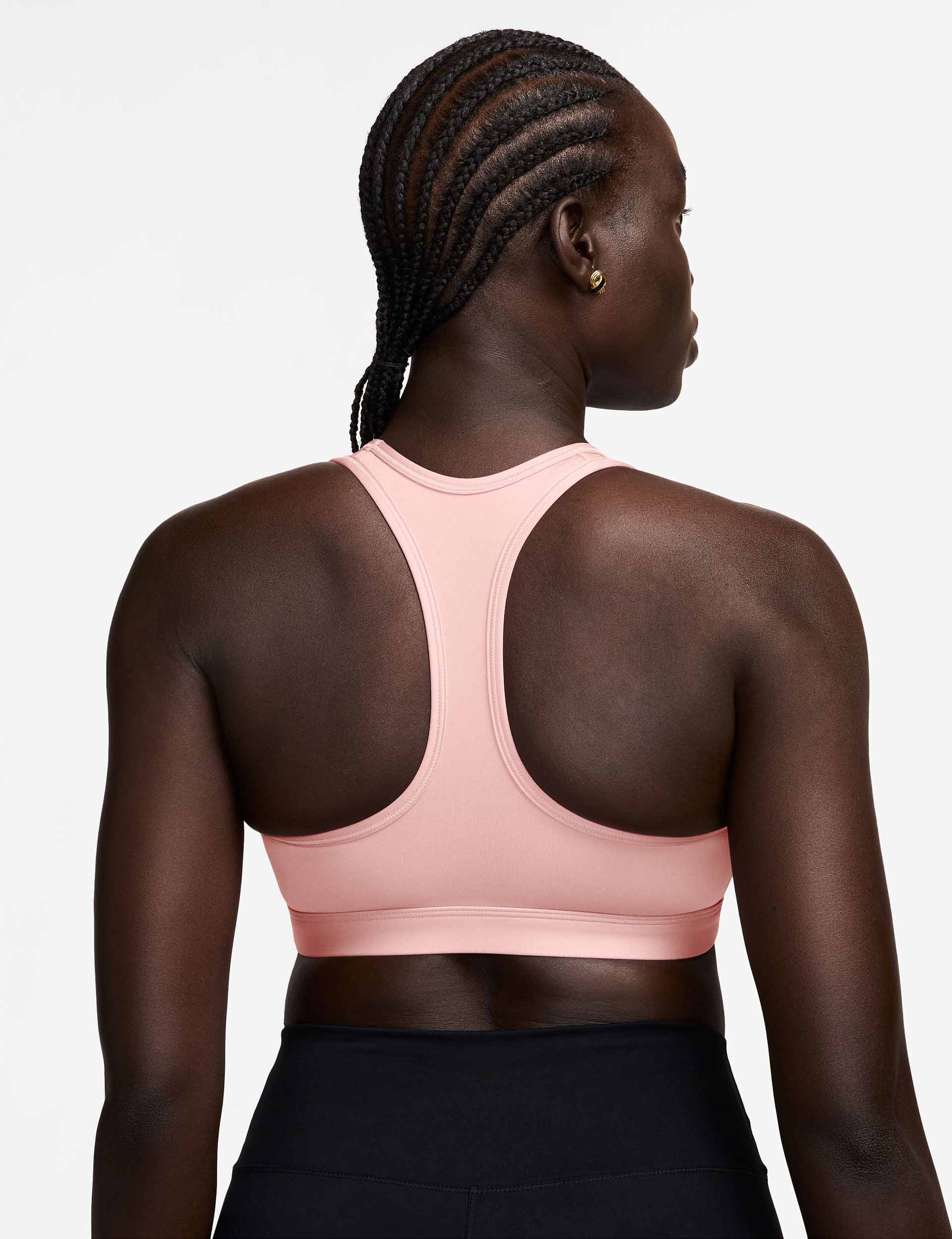 Swoosh Medium Support Sports Bra - Breathable & Comfortable Workout Top for Women | Perfect for Running, Yoga & Gym Training