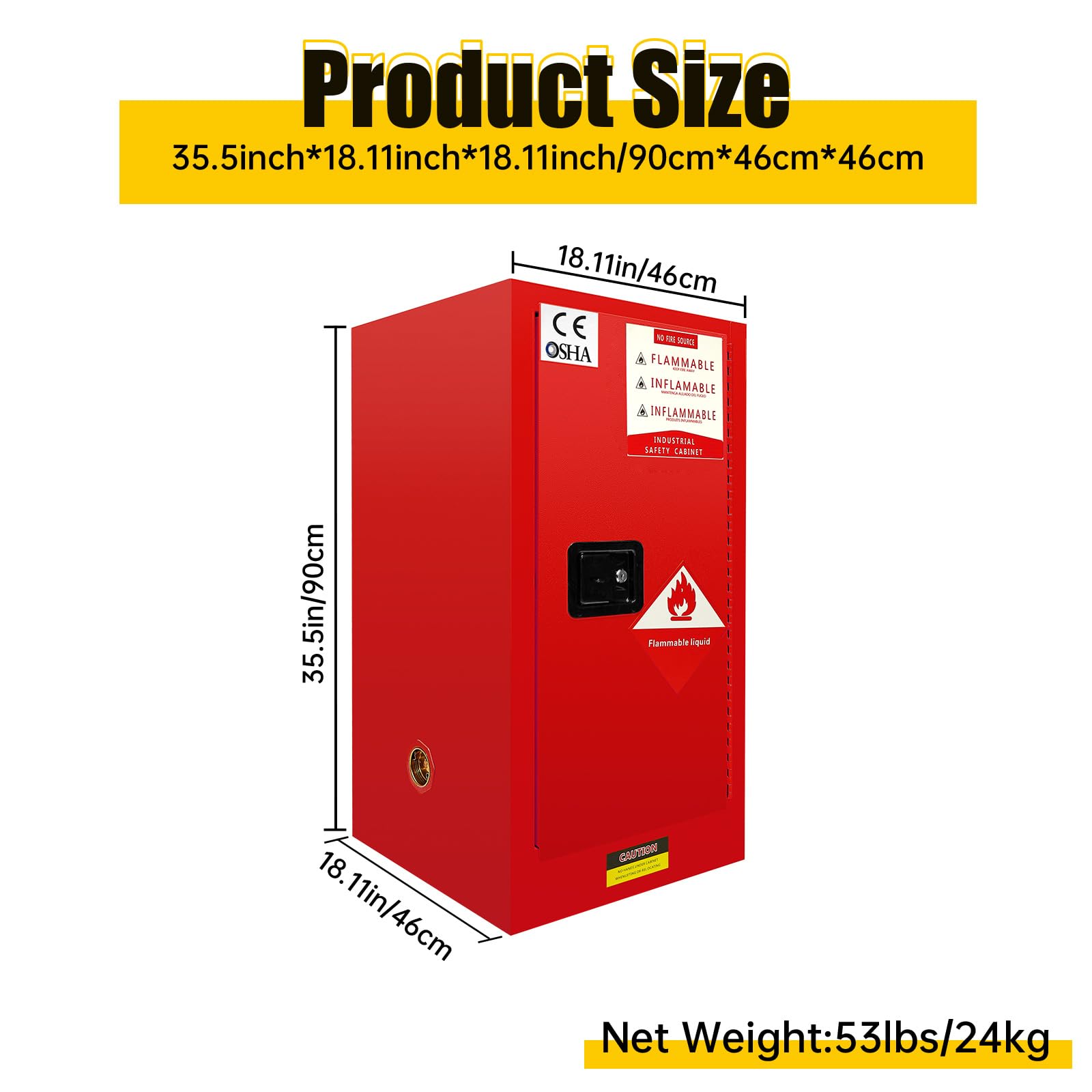 Flammable Safety Storage Cabinet - 23.23