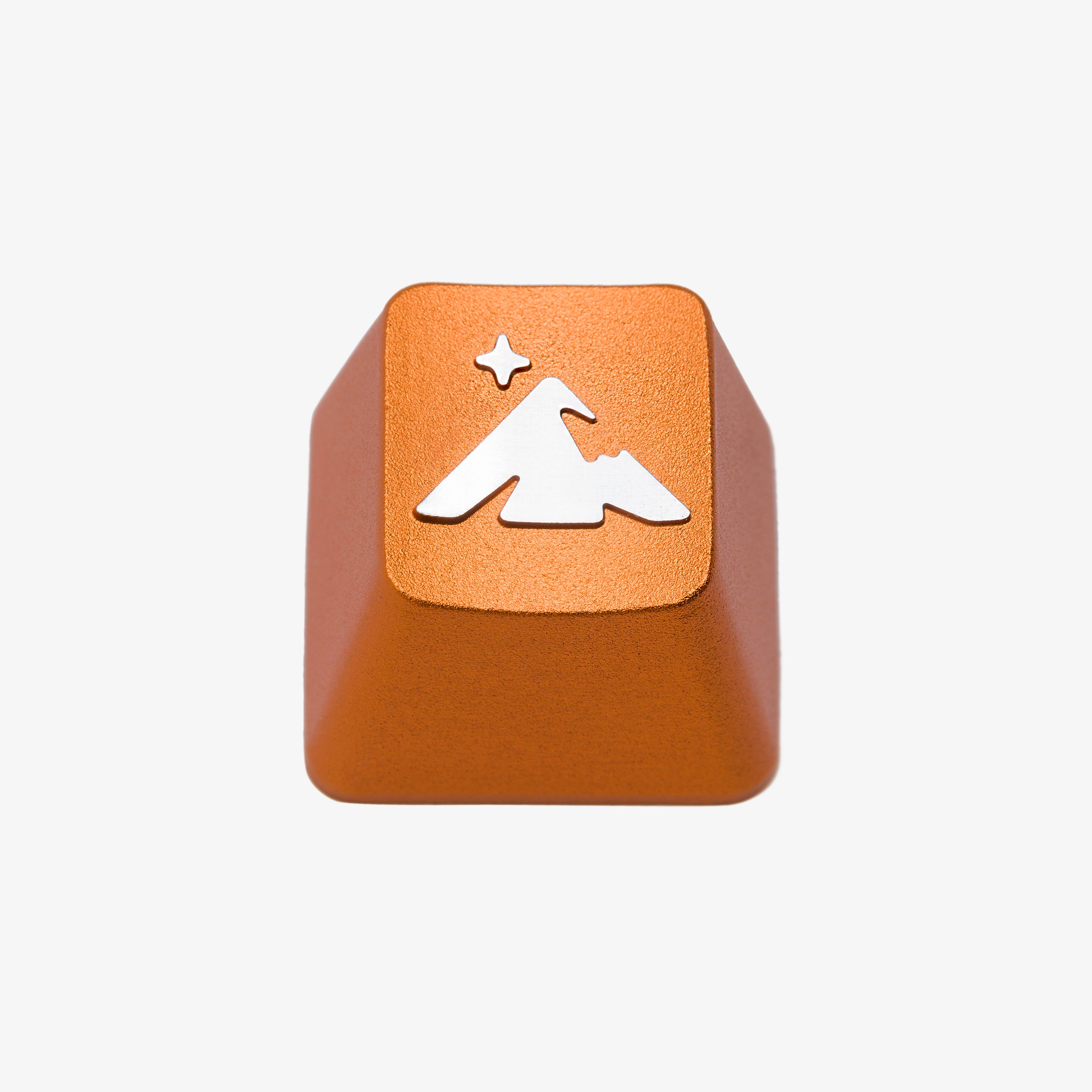 Higround Summit Artisan Keycap - Orange Mechanical Keyboard Keycap for Gaming & Typing - Perfect for PC, Mac, and Custom Keyboard Enthusiasts