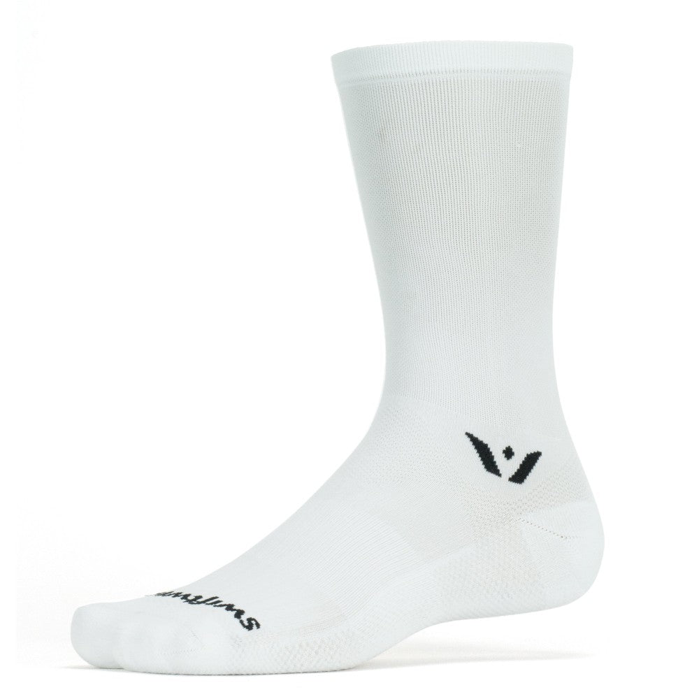Swiftwick Aspire Crew Performance Socks for Running, Hiking & Cycling - Moisture-Wicking & Breathable Athletic Socks for Men & Women - Perfect for Outdoor Sports & Workouts