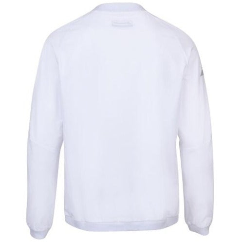 Babolat Women's Play Jacket - Lightweight Tennis Windbreaker with Zip Front & Side Pockets (White) - Perfect for Outdoor Sports, Casual Wear & Gym Activities