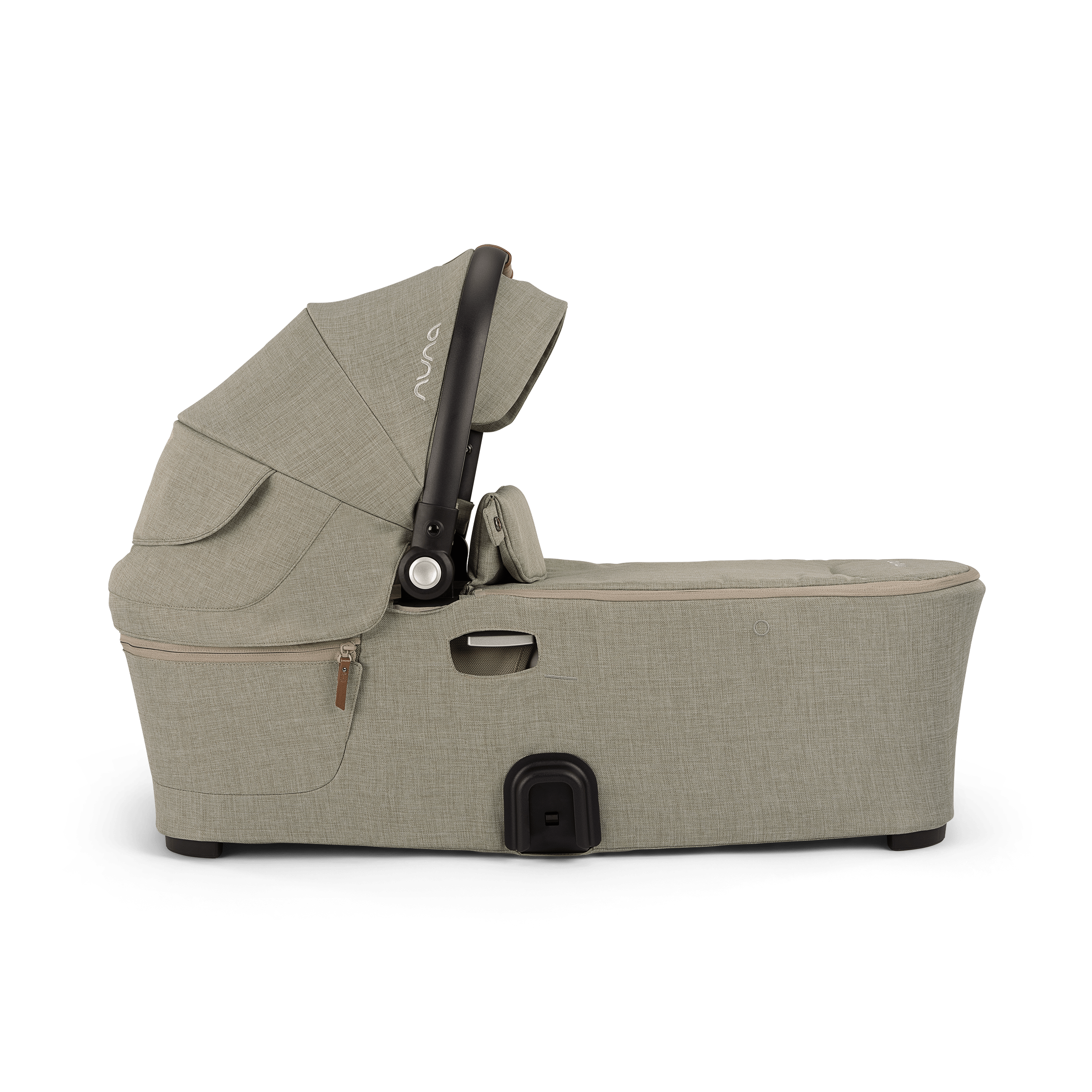 Nuna DEMI Next Bassinet with Stand - Granite Gray | Premium Baby Bassinet for Newborns | Perfect for Nursery, Bedroom & Travel