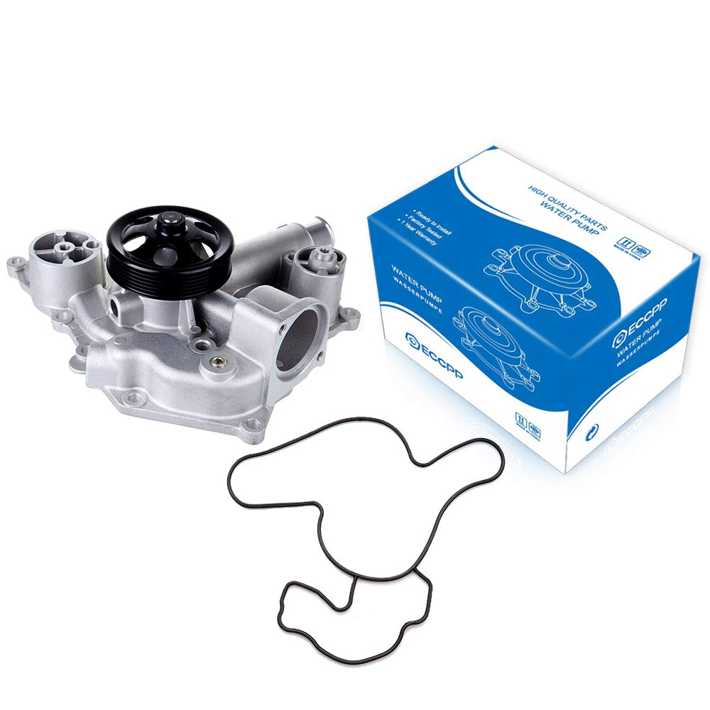 ECCPP Car Water Pump Replacement for 2011-2018 Chrysler 300, Dodge Challenger/Charger/Durango, Jeep Grand Cherokee - Compatible with 5.7L & 6.4L Engines (Part #AW6653) - High Performance Cooling System Upgrade for Smooth Driving