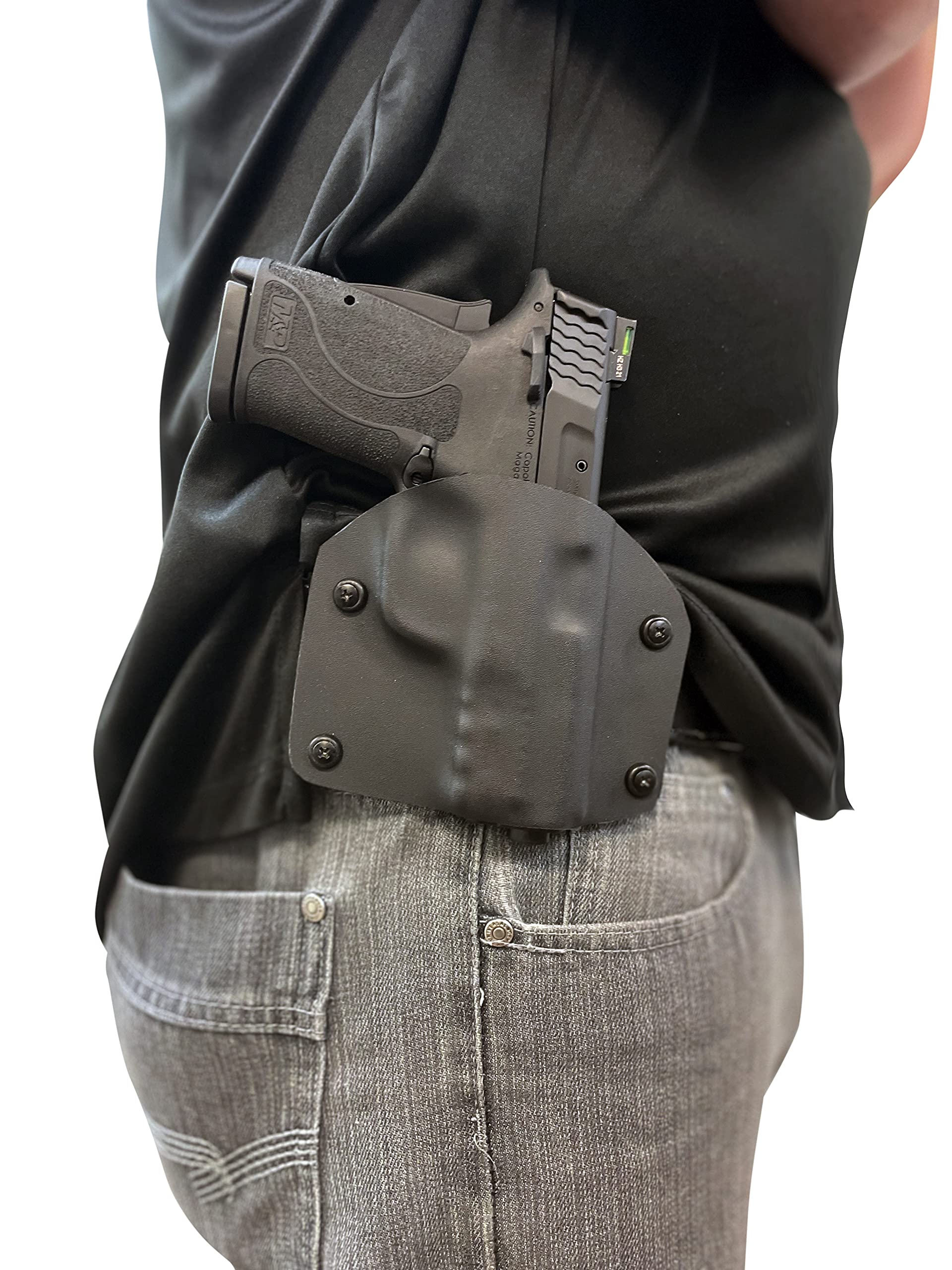Premium Kydex OWB Hip Gun Holster for S&W 6906 - Right Hand Carry - Durable Outside The Waistband Concealed Carry Holster - Perfect for Range Training, Hiking & Everyday Concealed Carry