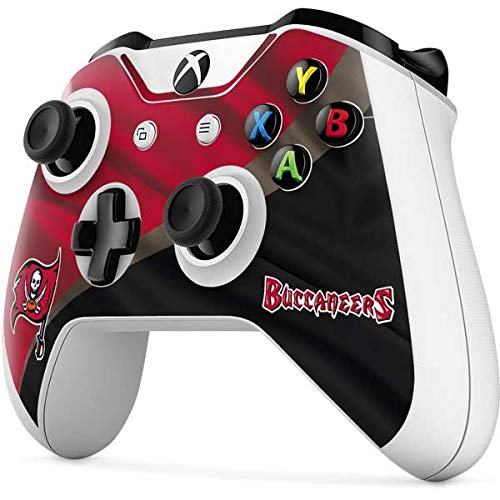 Officially Licensed NFL Tampa Bay Buccaneers Gaming Skin Decal for Xbox One S Controller - Custom Protective Cover for Gamers & Sports Fans