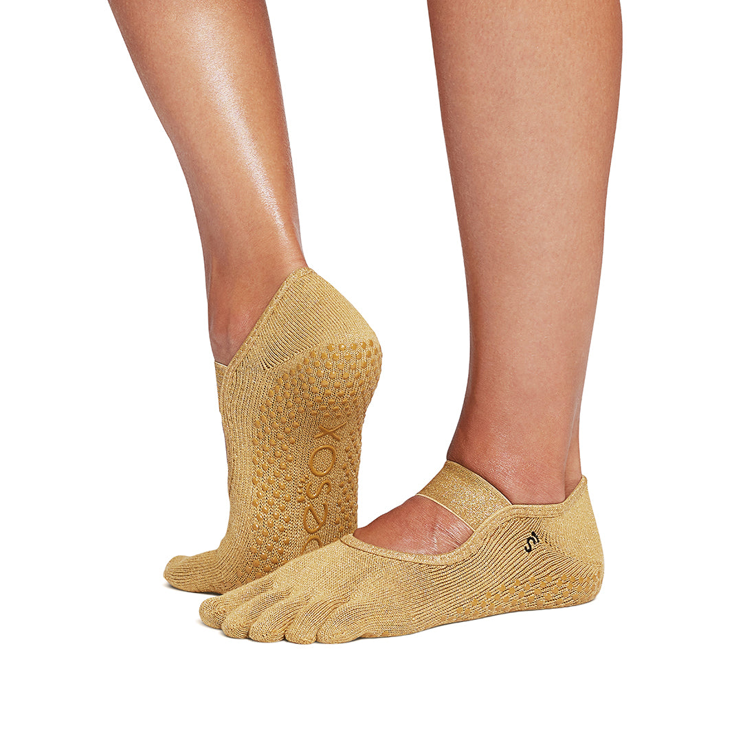 ToeSox Scrunch Knee High Grip Socks - Non-Slip Yoga, Pilates & Dance Socks for Women - Perfect for Barre, Ballet & Workout - Breathable & Comfortable