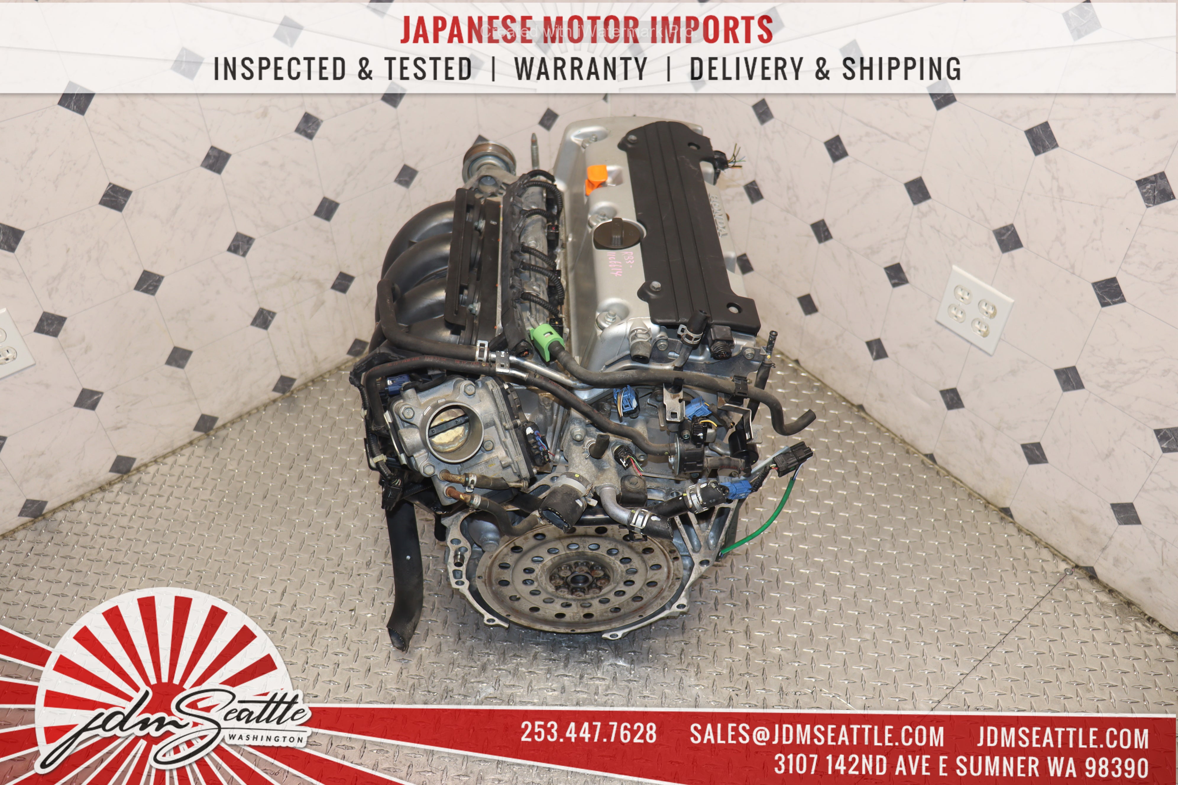 JDM 2012-2015 Honda Civic Si K24A 2.4L Engine RB3 - High Performance Motor Upgrade for Racing & Street Tuning