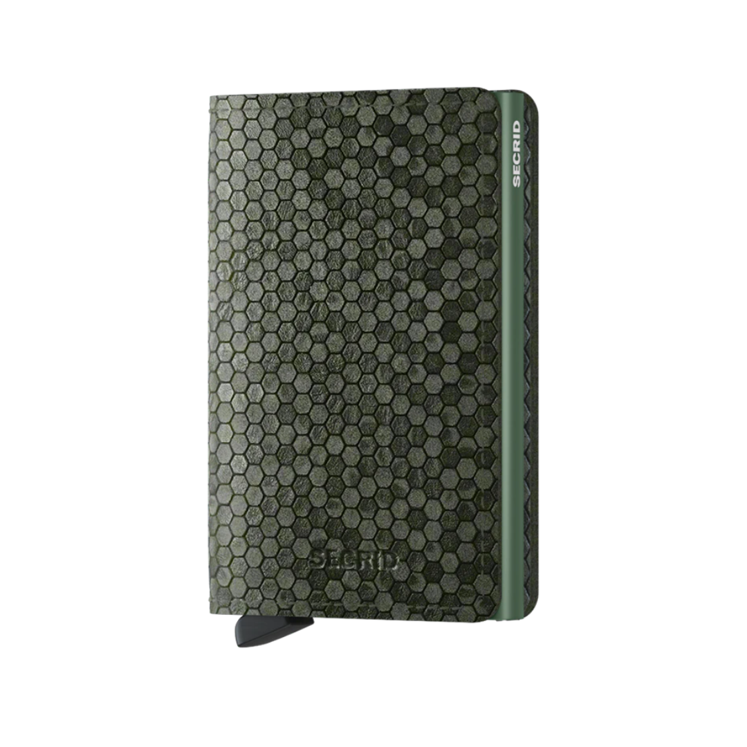 SECRID Slimwallet Hexagon - RFID Blocking Minimalist Wallet for Men & Women | Compact & Durable Card Holder for Travel, Business & Everyday Use