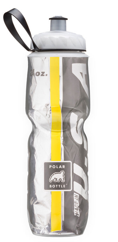 Polar Bottle Team Sport 24oz (710mL) Insulated Water Bottle - BPA Free, Leak Proof, Durable for Cycling, Running, Gym & Outdoor Activities