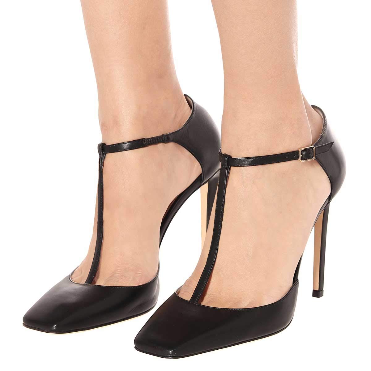 FSJ Women's Fashion Low Kitten Heels Pumps - Pointed Toe Slingback Sandals for Work, Party & Wedding | Comfortable Dress Shoes for Women