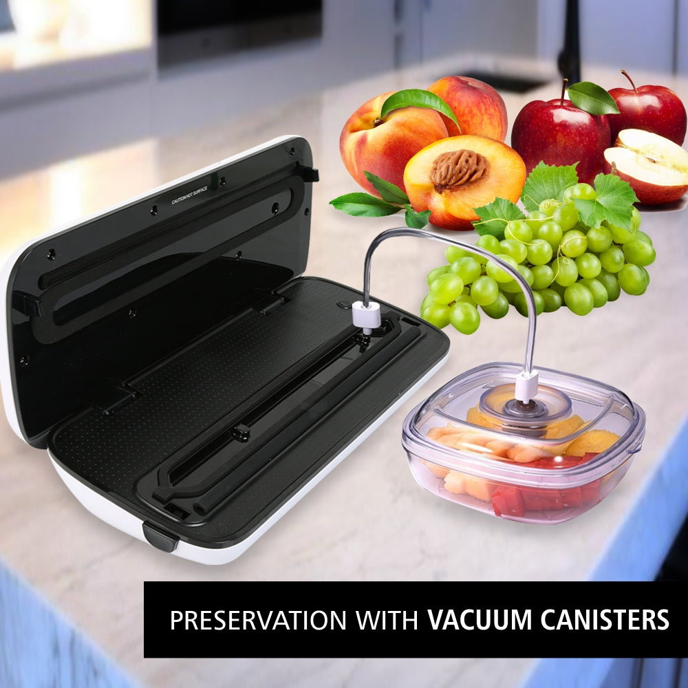 Automatic Food Vacuum Sealer Machine for Freshness Preservation | Airtight Kitchen Storage for Meal Prep, Sous Vide & Freezing | BPA-Free Home & Commercial Use