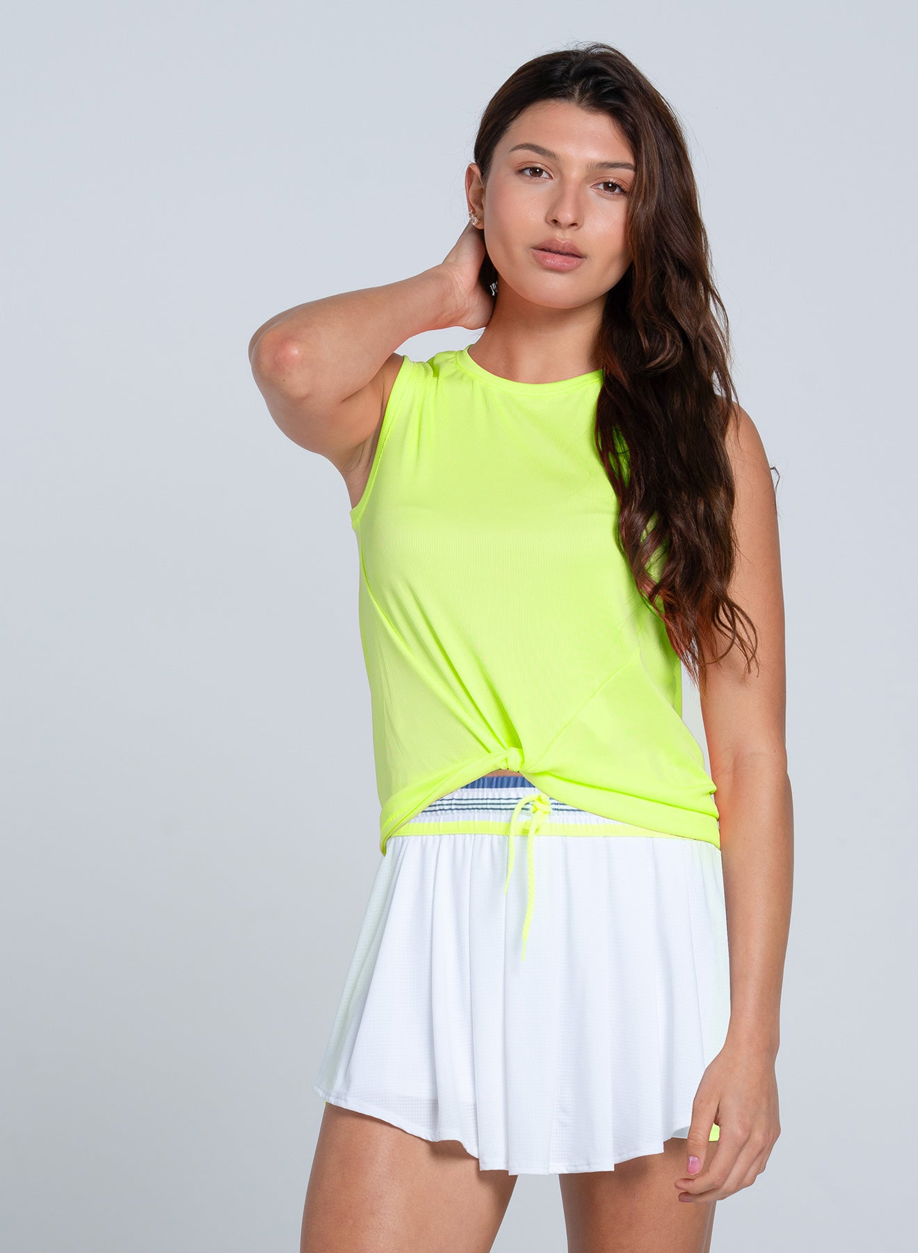 Twist Front Tank Top for Women - Stylish & Comfortable Summer Blouse - Perfect for Casual Outings, Beach Wear & Layering