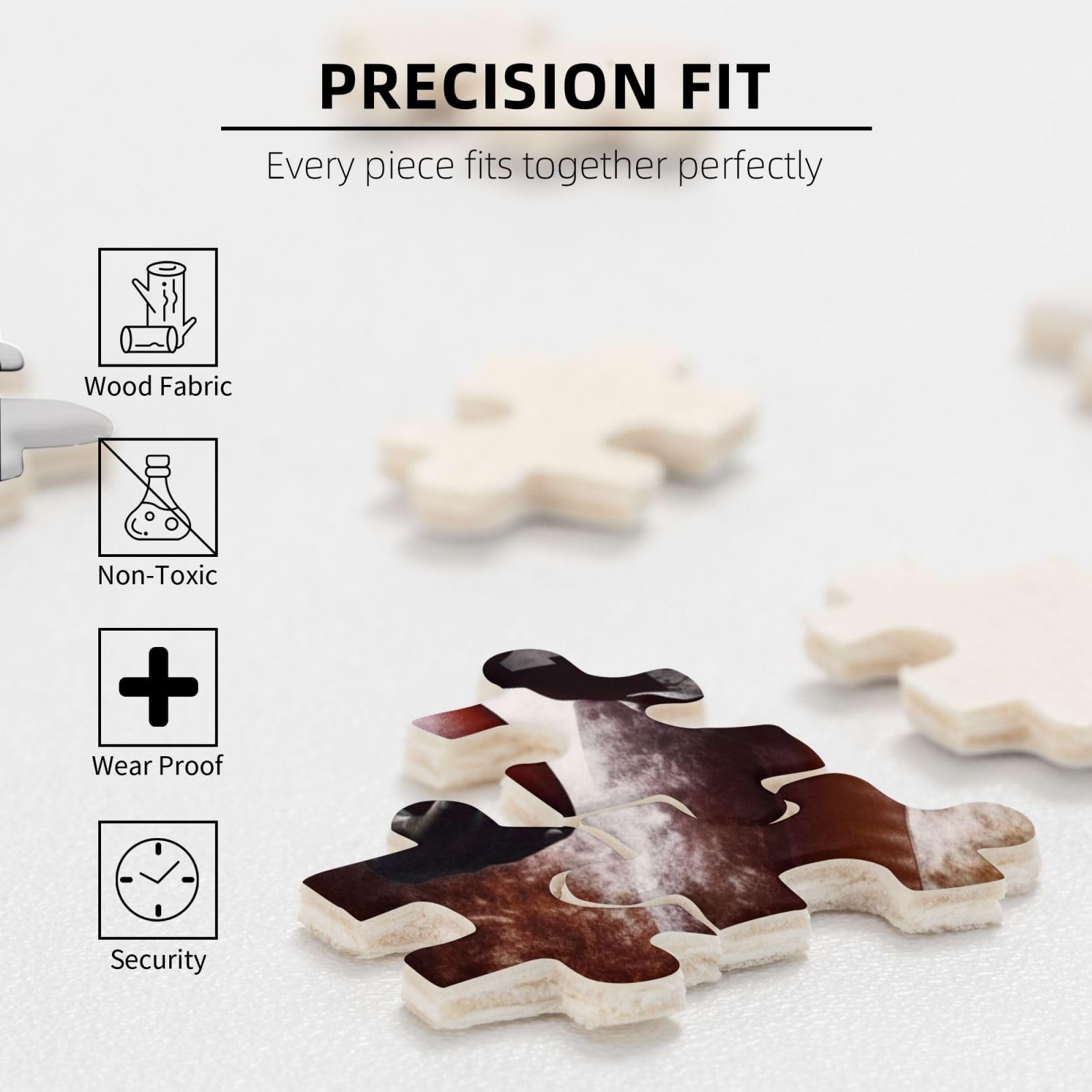 500-Piece American Football Jigsaw Puzzle - Personalized Wooden Photo Puzzle for Adults - Classic Family Game for Wedding, Birthday & Valentine's Day Gifts (20.4