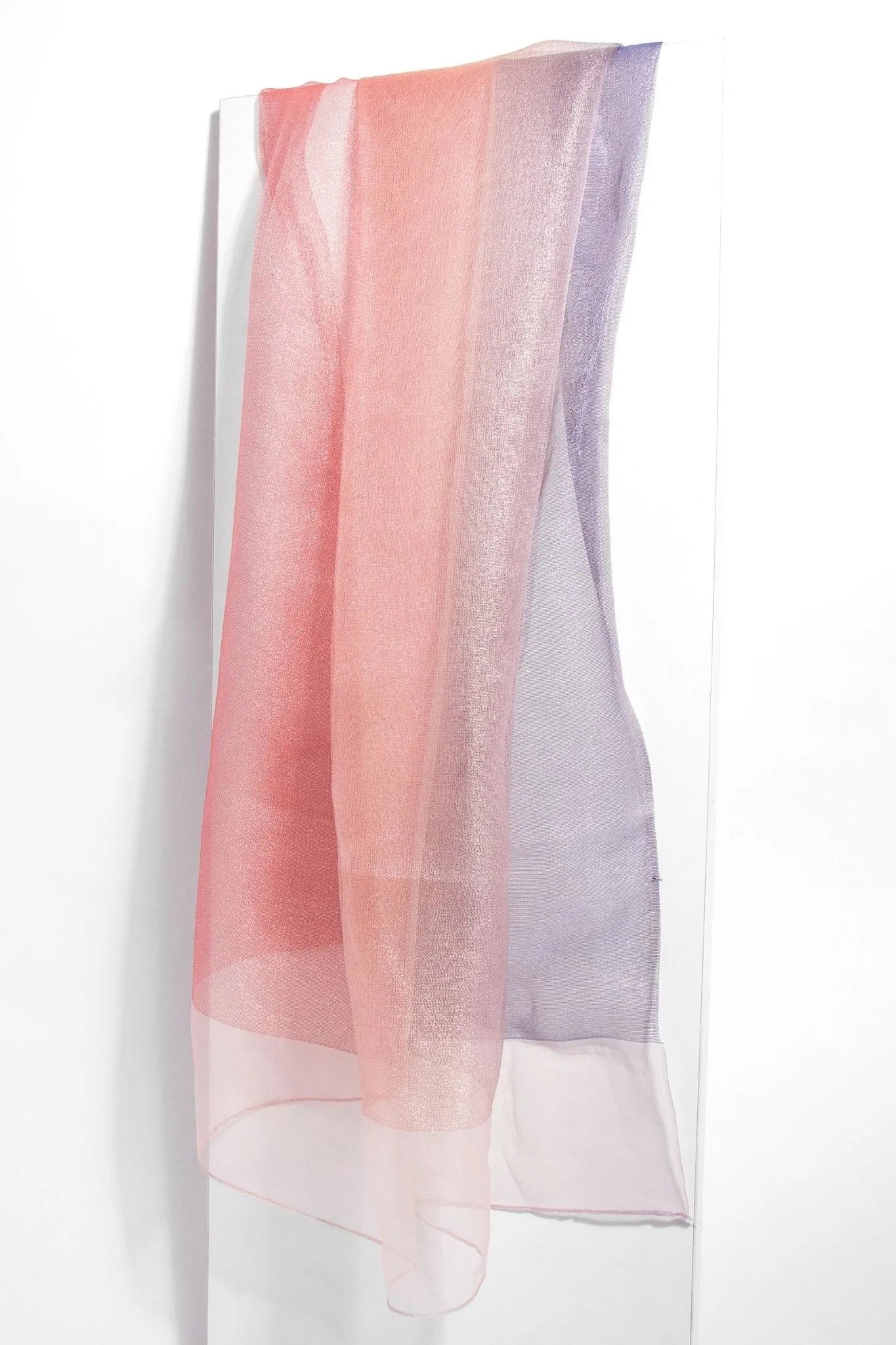 Silk Glitter Ombre Scarf - Elegant Shimmery Fashion Accessory for Women, Perfect for Parties, Weddings & Evening Events