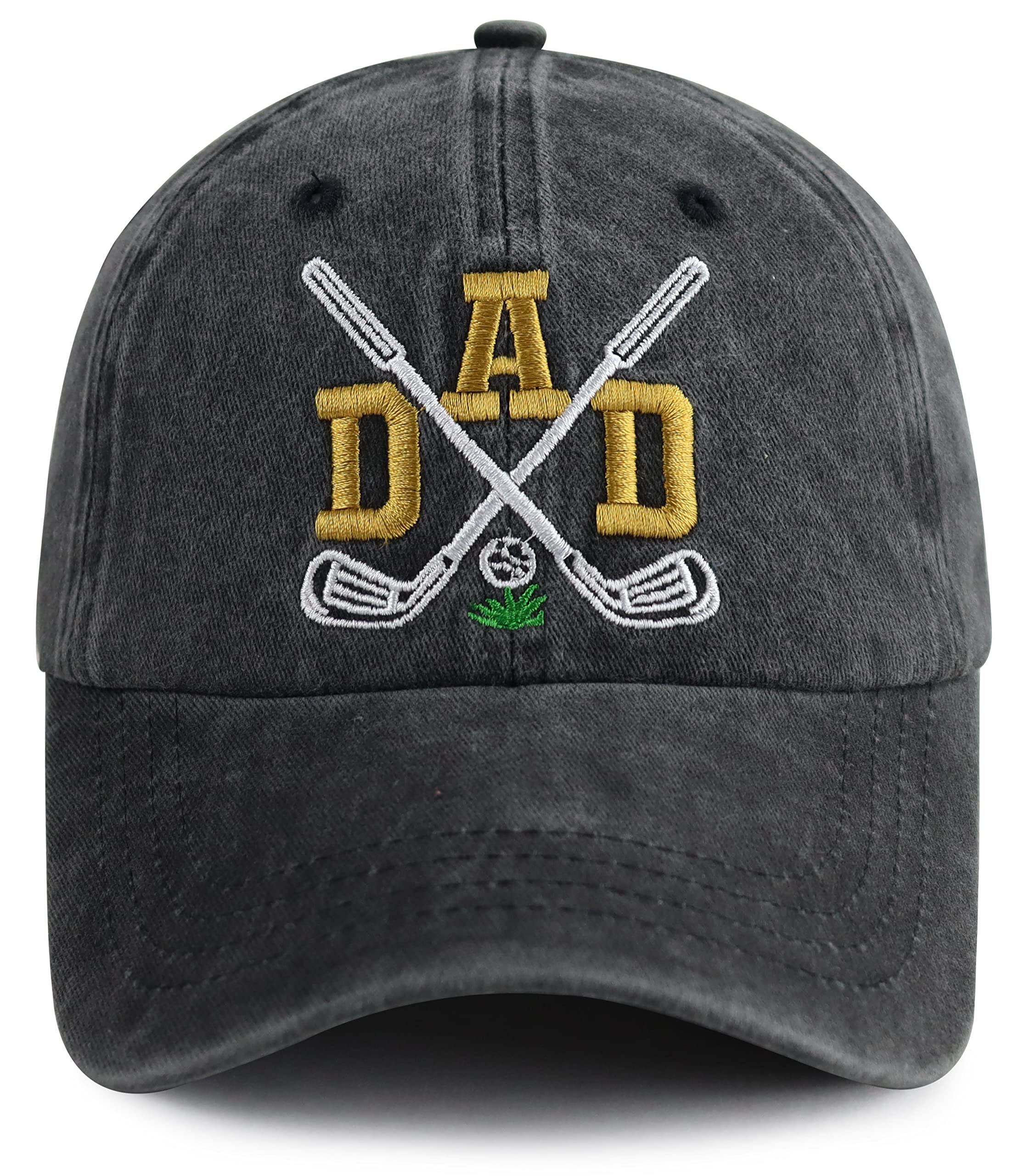 Funny Golf Dad Hats for Men - Adjustable Cotton Embroidered Baseball Cap for Fathers Day, Golf Outings & Casual Wear
