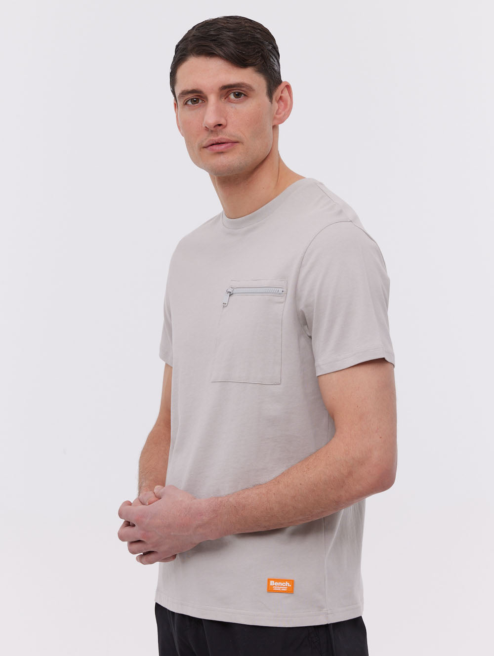 Hapsi Men's Casual Chest Pocket T-Shirt - Comfortable Cotton Tee for Everyday Wear, Work & Outdoor Activities
