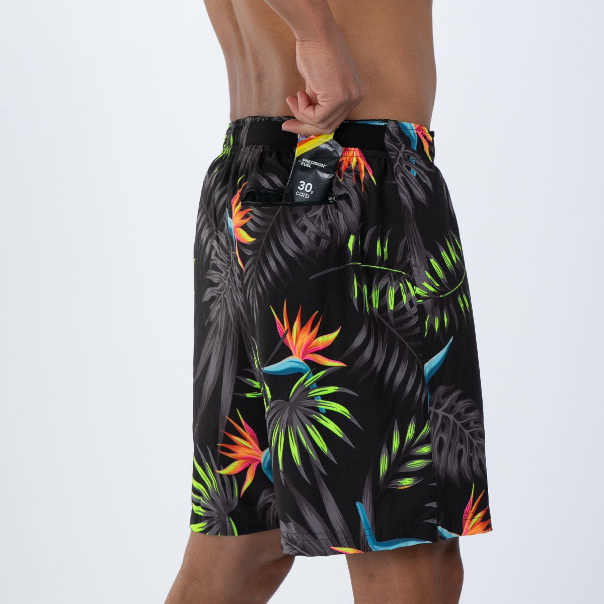 Men's Limited Edition Run 7 Shorts - Tropical Magic Print | Lightweight Quick-Dry Athletic Shorts for Running, Gym & Summer Outdoor Activities