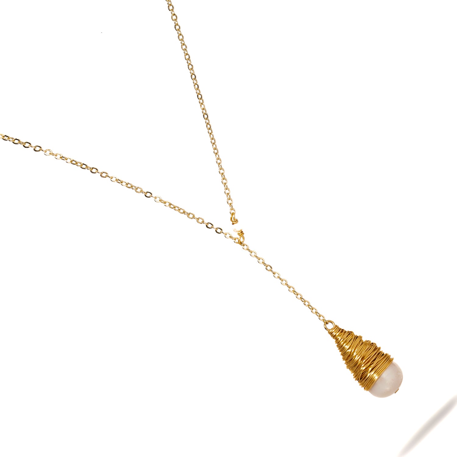 Elegant Baroque Pearl Drop & Gold Pendant Necklace for Women - Perfect for Weddings, Parties & Special Occasions
