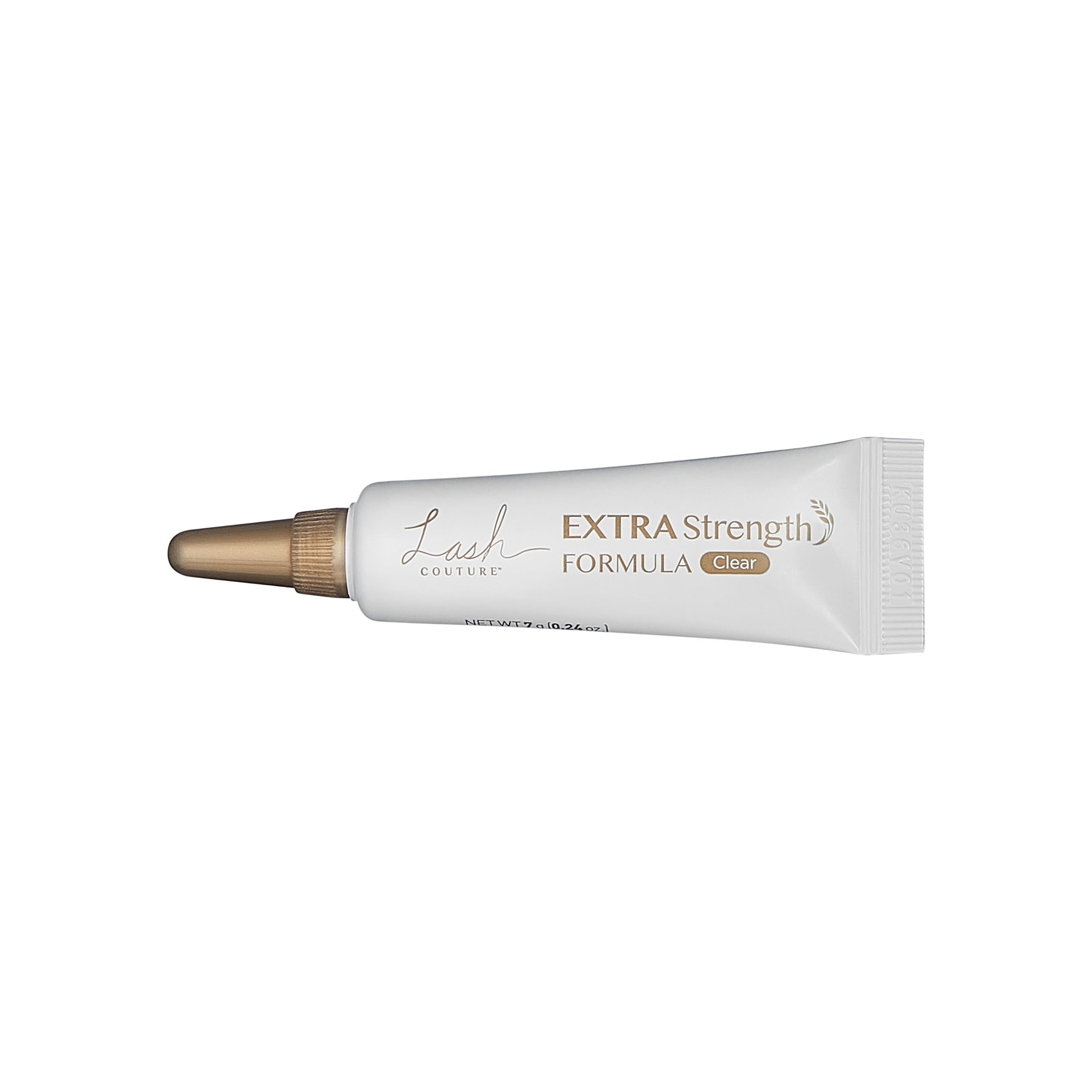 KISS Lash Couture Clear Latex Strip Lash Adhesive with Soothing Oat Extract - Waterproof Eyelash Glue for False Lashes, Dermatologist Tested, Contact Lens Safe, Formaldehyde Free, 0.24 Oz - Perfect for Daily Wear, Special Occasions & Sensitive Eyes