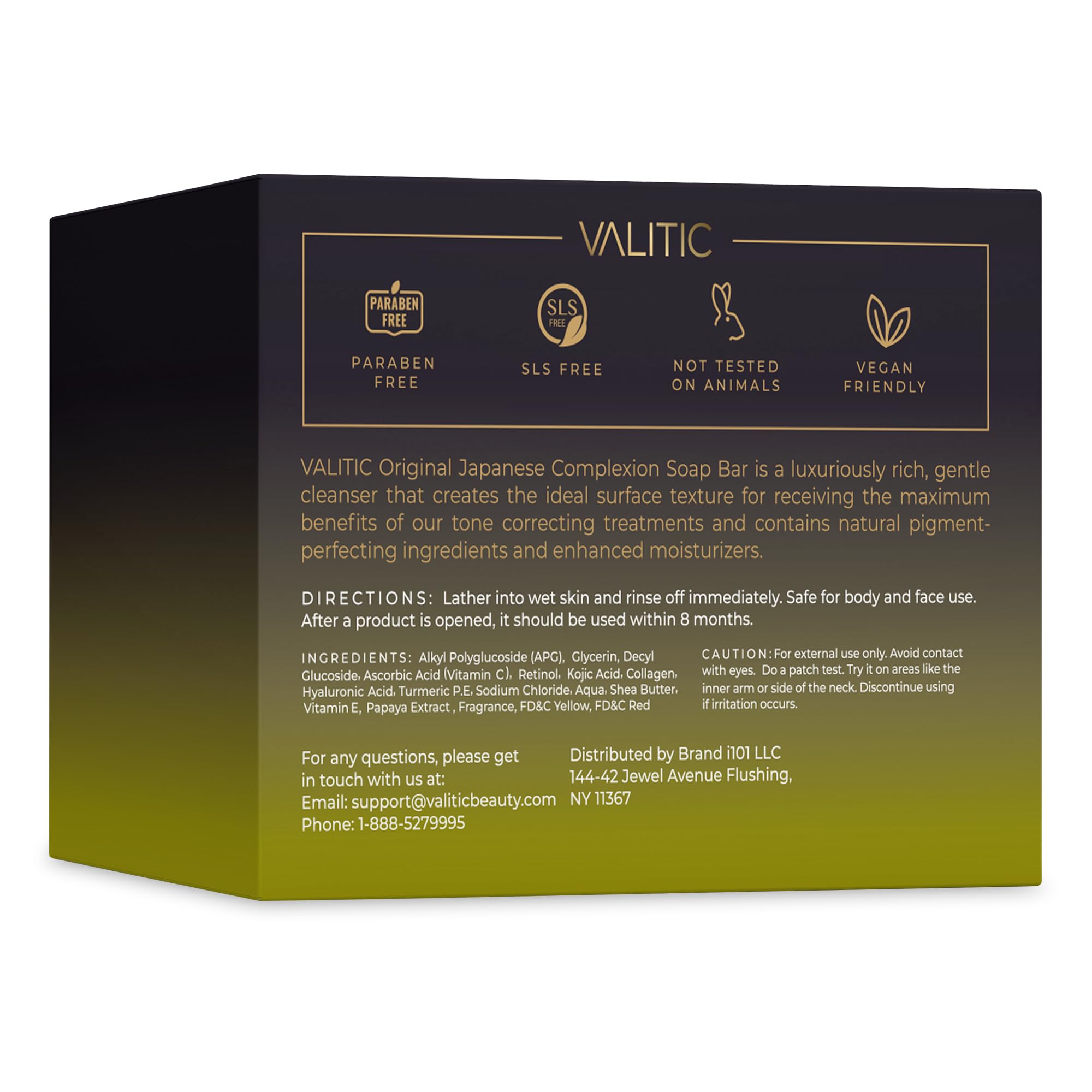 VALITIC Papaya & Turmeric Kojic Acid Soap Bar for Dark Spot Removal - Skin Brightening & Even Tone Cleanser with Vitamin C, Hyaluronic Acid, Collagen - 2 Pack - Perfect for Face & Body Care, Acne Treatment & Hyperpigmentation Correction