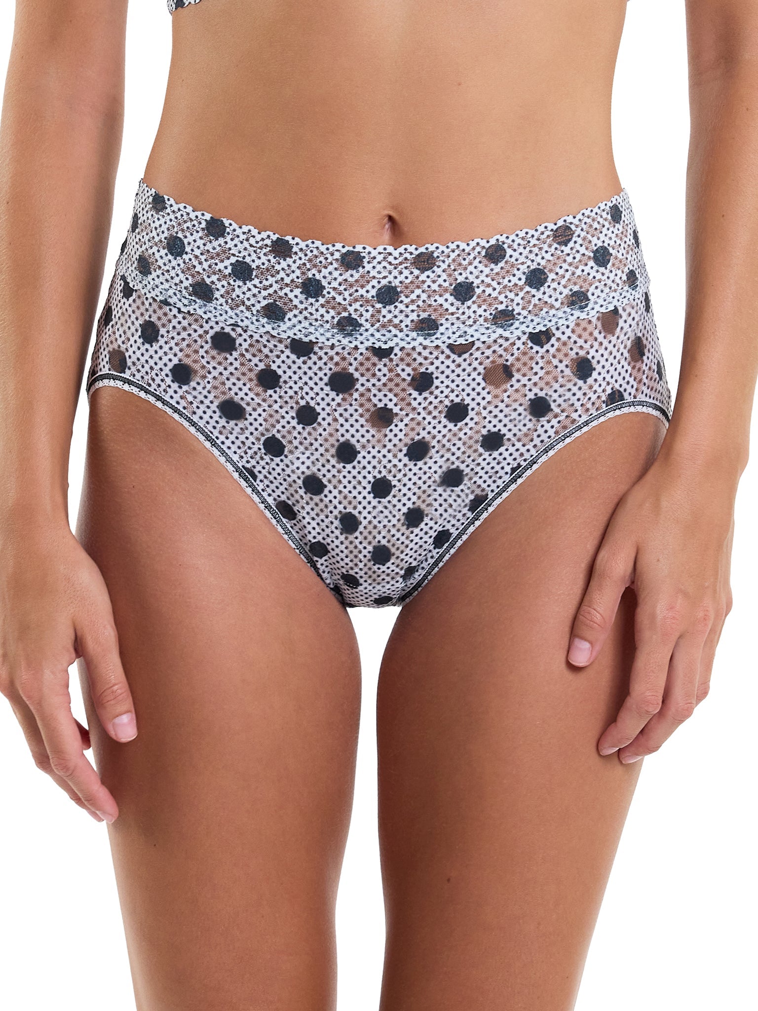 Printed Signature Lace® French Brief - Elegant Women's Underwear for Comfort & Style | Perfect for Everyday Wear, Special Occasions & Bridal Lingerie