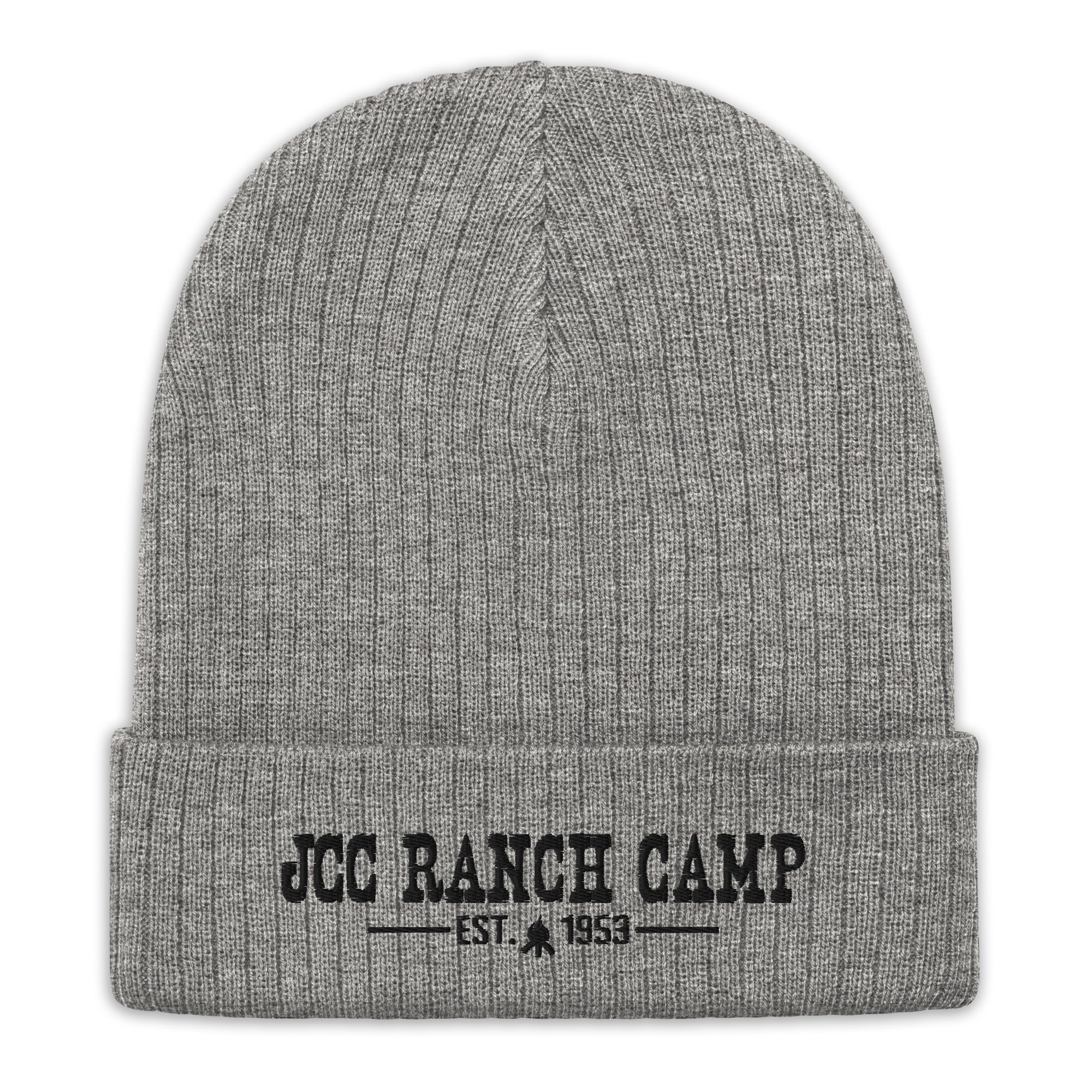 JCC Ranch Ribbed Knit Beanie for Men & Women - Soft Winter Warm Hat for Outdoor Activities, Skiing, Hiking & Casual Wear