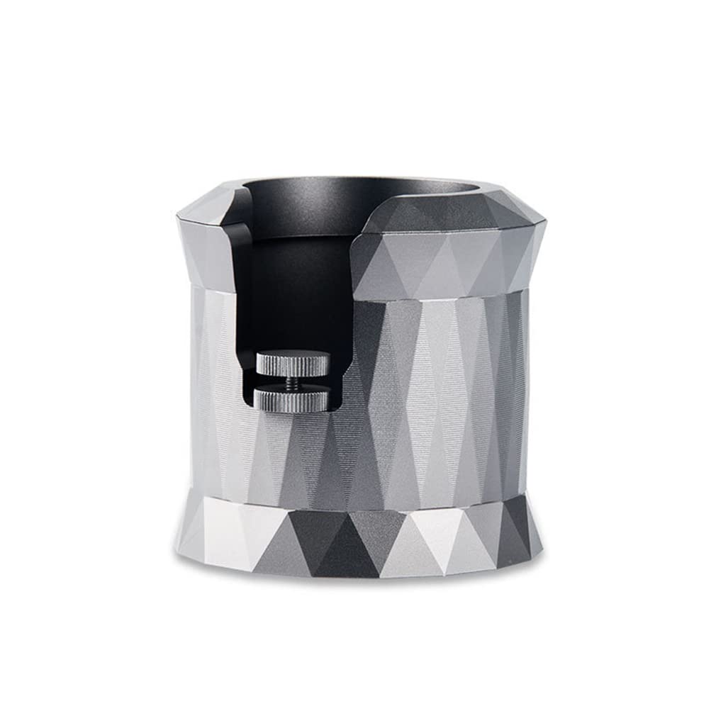 Premium Metal Espresso Tamping Station - 58mm Portafilter Stand & Tamper Mat Holder for Baristas | Durable Coffee Accessory for Home & Café Use