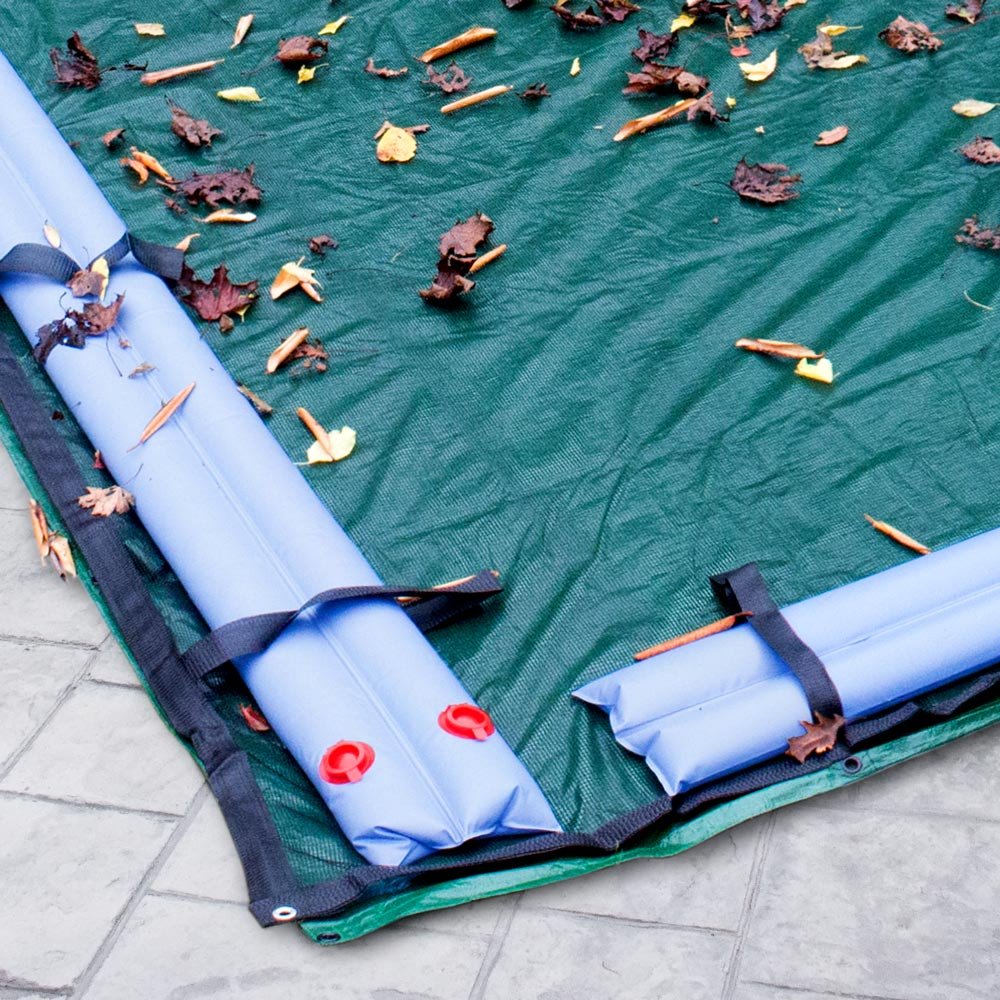 Pool Mate 451636R-PM Premium 16 x 36-Foot Ground Leaf Net for In-Ground Pools - Heavy Duty Skimmer Net with Deep Bag Design for Easy Leaf and Debris Removal - Perfect for Fall Cleanup and Year-Round Pool Maintenance