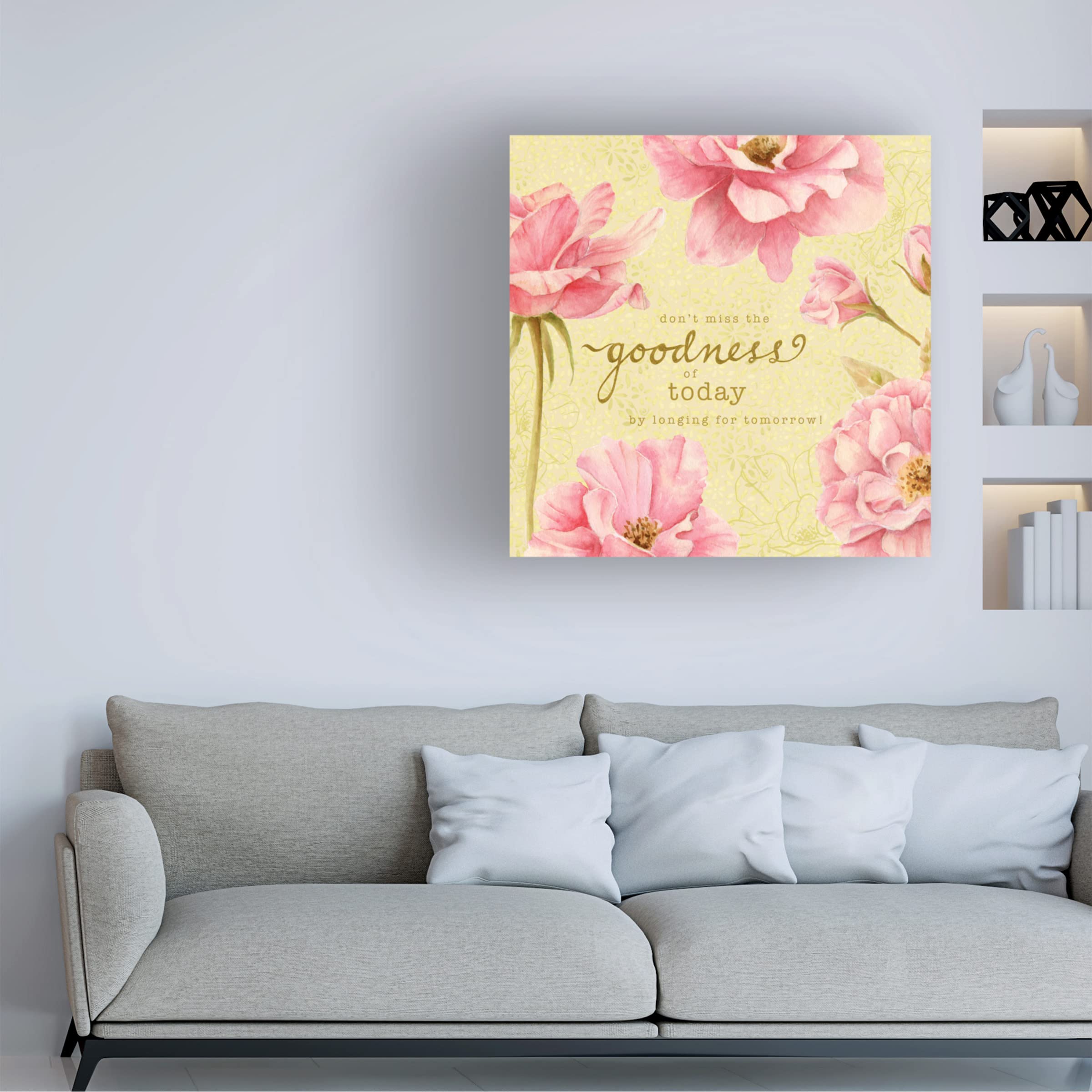Trademark Fine Art 'Goodness Wall Art' Canvas Print by Yachal Design - Inspirational Home Decor for Living Room, Bedroom & Office