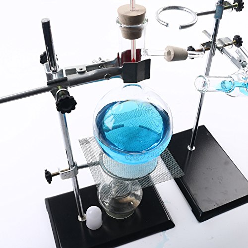 500ml 44pcs Essential Oil Distillation Kit - Glass Labware Extraction Apparatus for Hydrosol, Moonshine & Alcohol | Perfect for Home Distilling, Aromatherapy & DIY Essential Oils