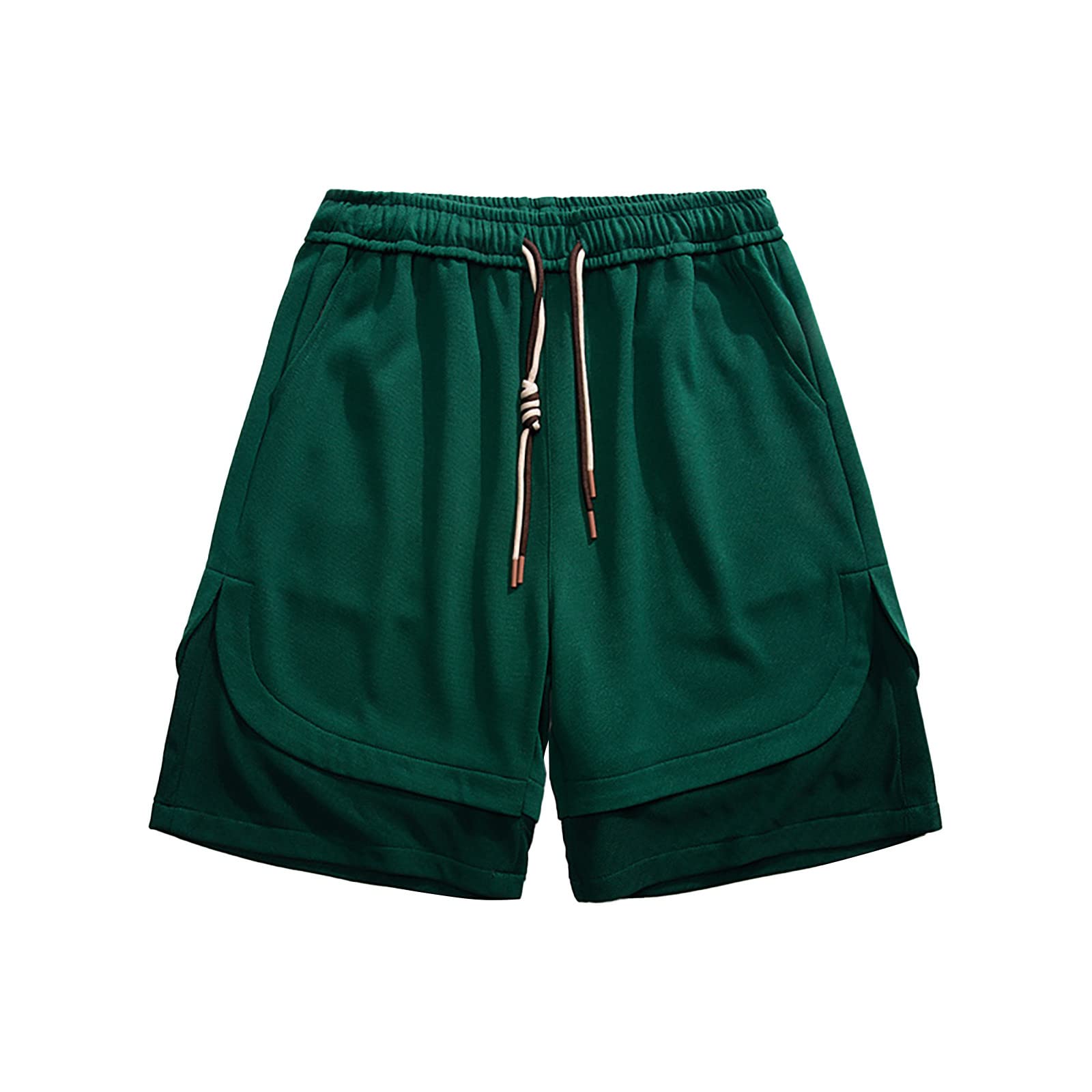 **LindoMaker Men's 5-Inch Inseam Bermuda Shorts - Breathable, Regular Fit for Hiking, Sports, Fitness & Running | Perfect for Outdoor Adventures & Gym Workouts**