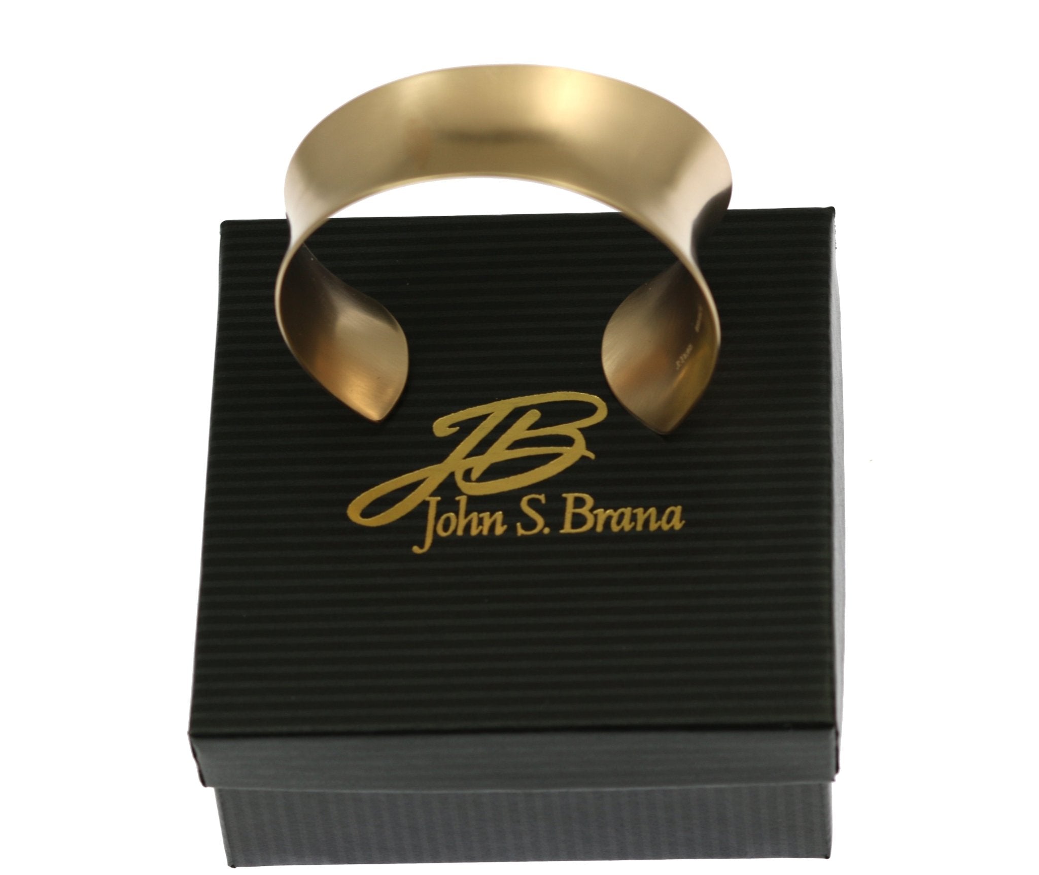 Elegant Tapered Brushed Bronze Anticlastic Cuff Bracelet - Perfect for Evening Wear, Weddings & Special Occasions